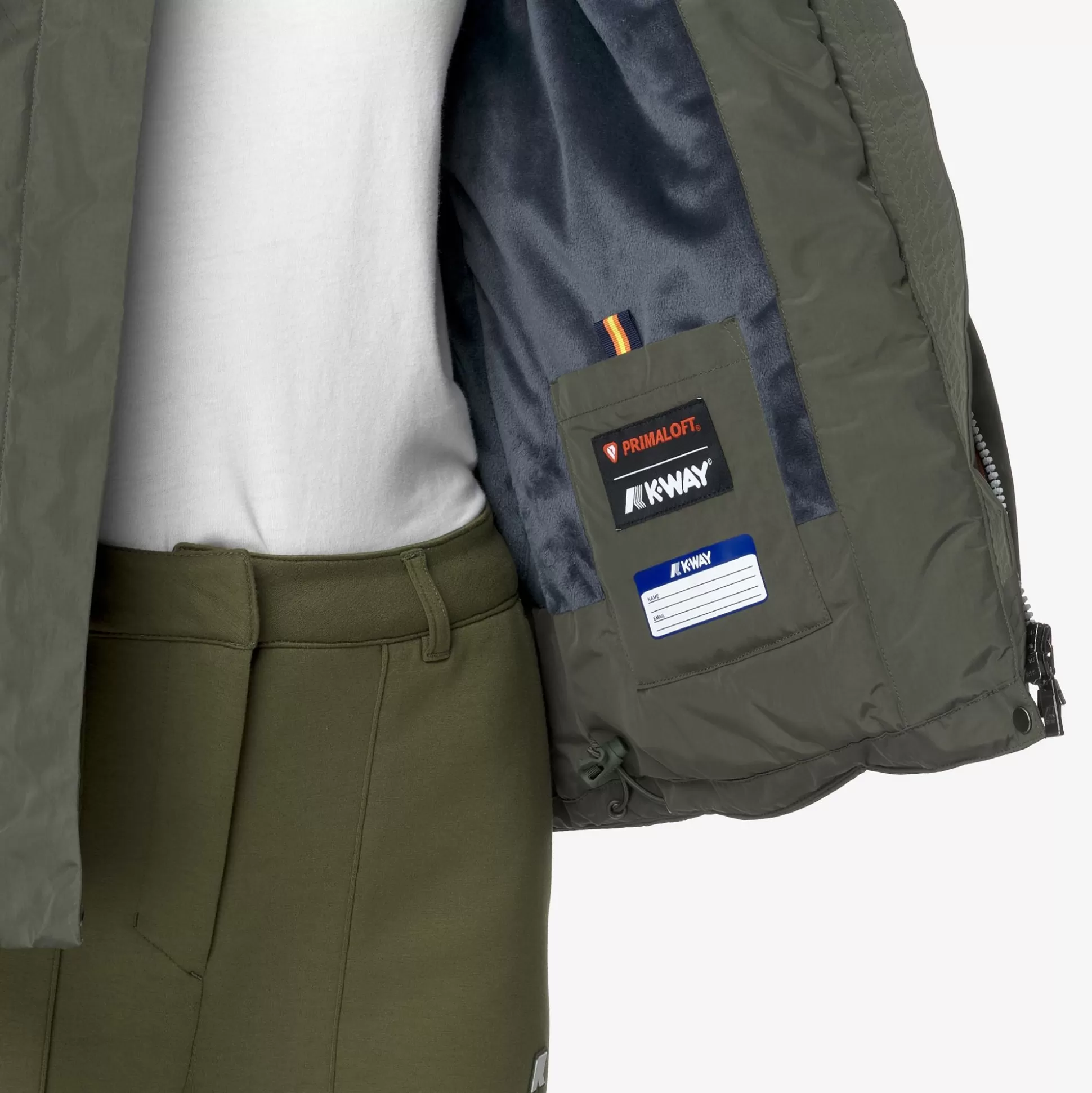 Cheap K-Way LIL SOFT TOUCH MARMOTTA Greenb-bluea
