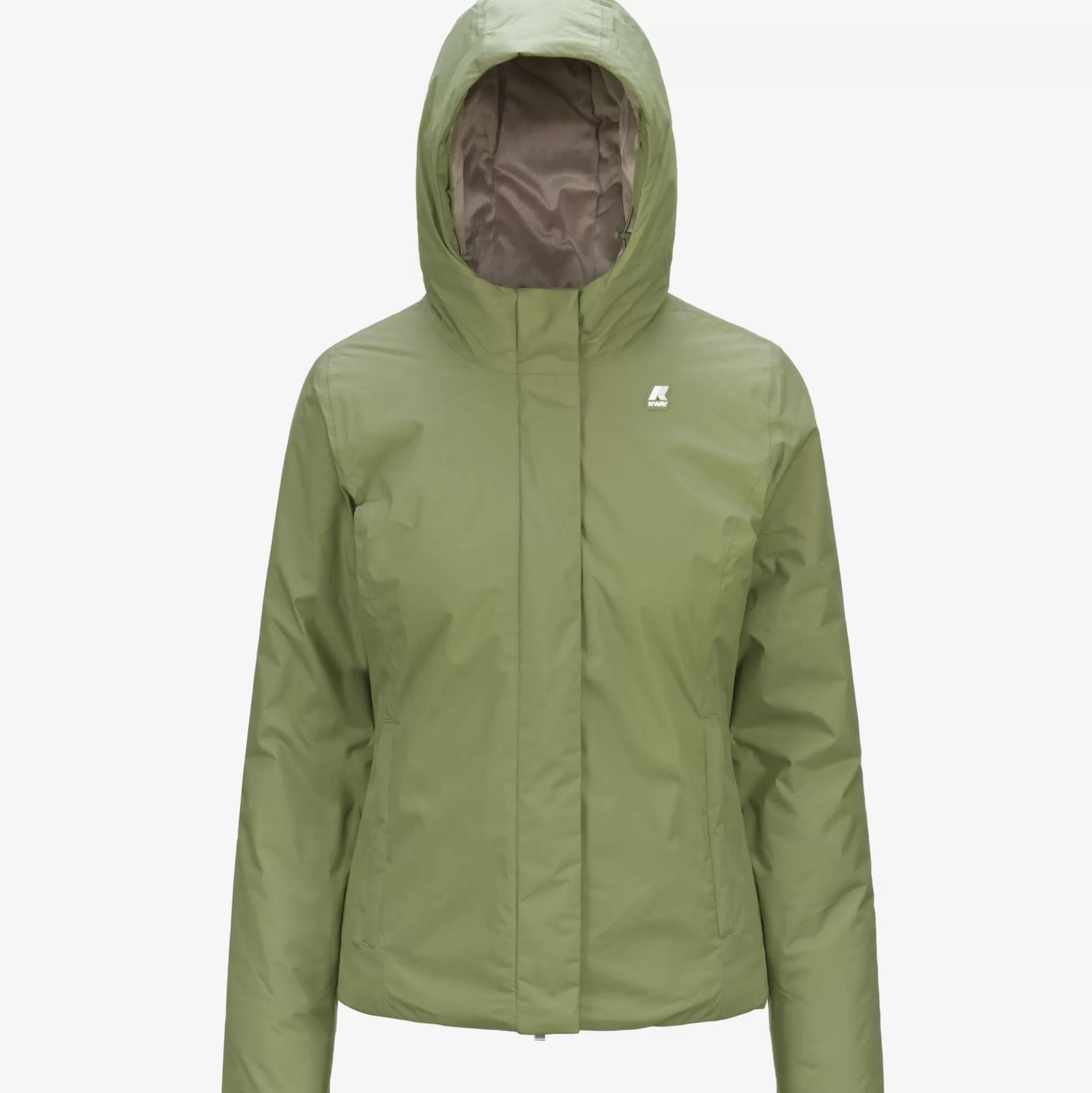 Cheap K-Way LILY MICRO RIPSTOP MARMOTTA Greens-grey
