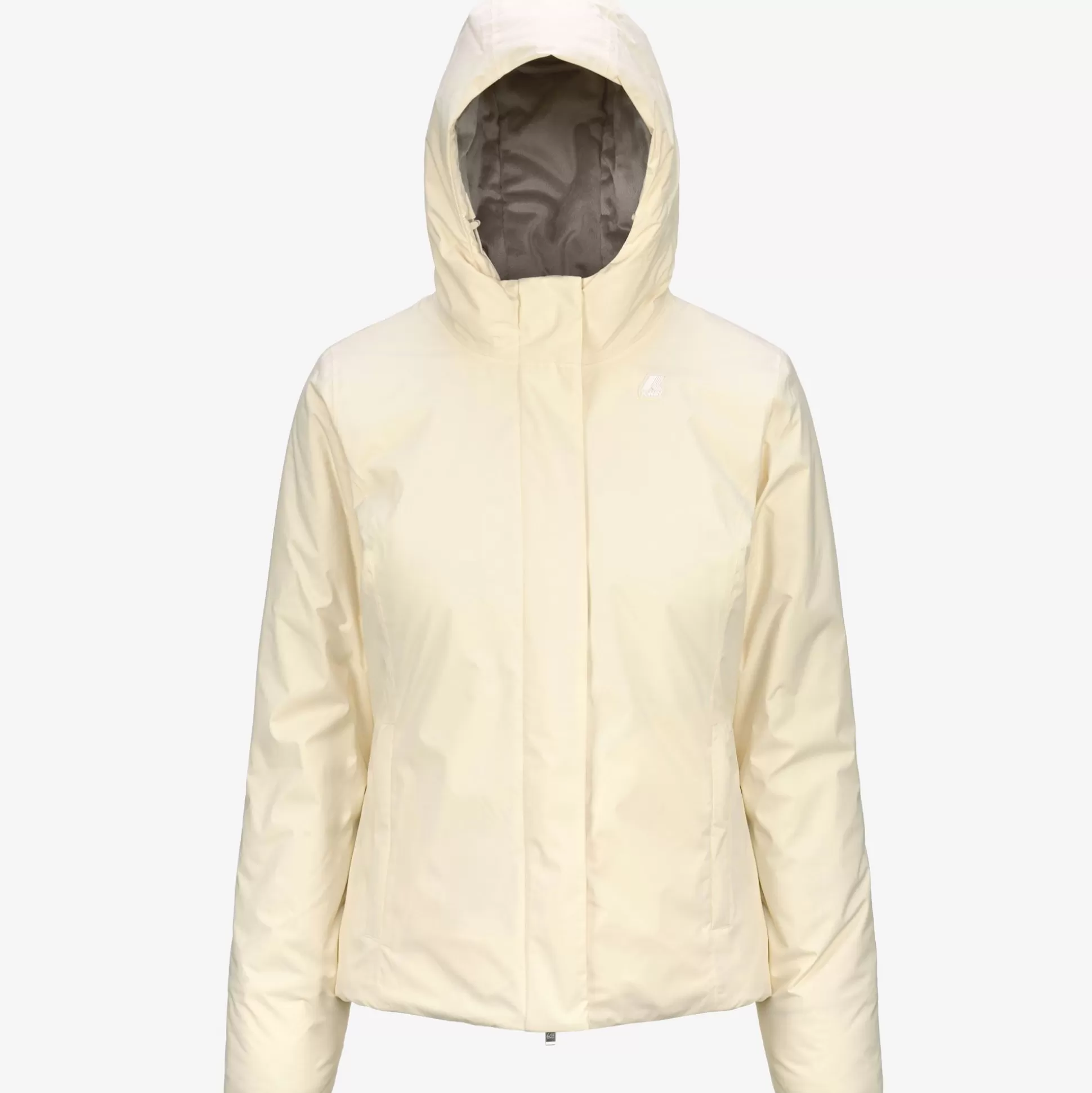 Fashion K-Way LILY MICRO RIPSTOP MARMOTTA Beigee-greyb