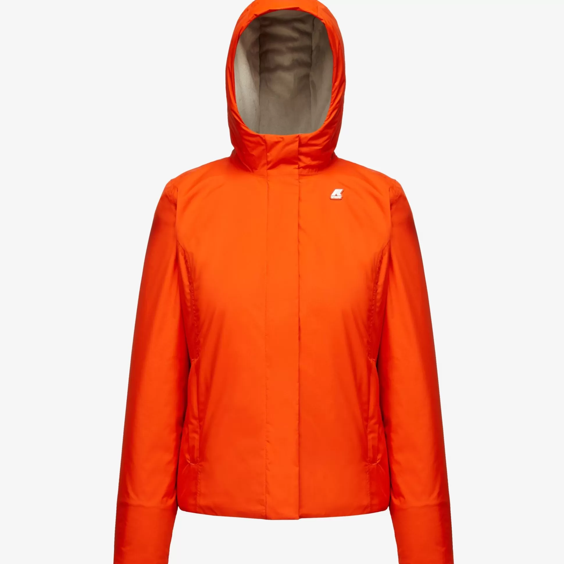 Fashion K-Way LILY MICRO RIPSTOP MARMOTTA Orangep-greyb