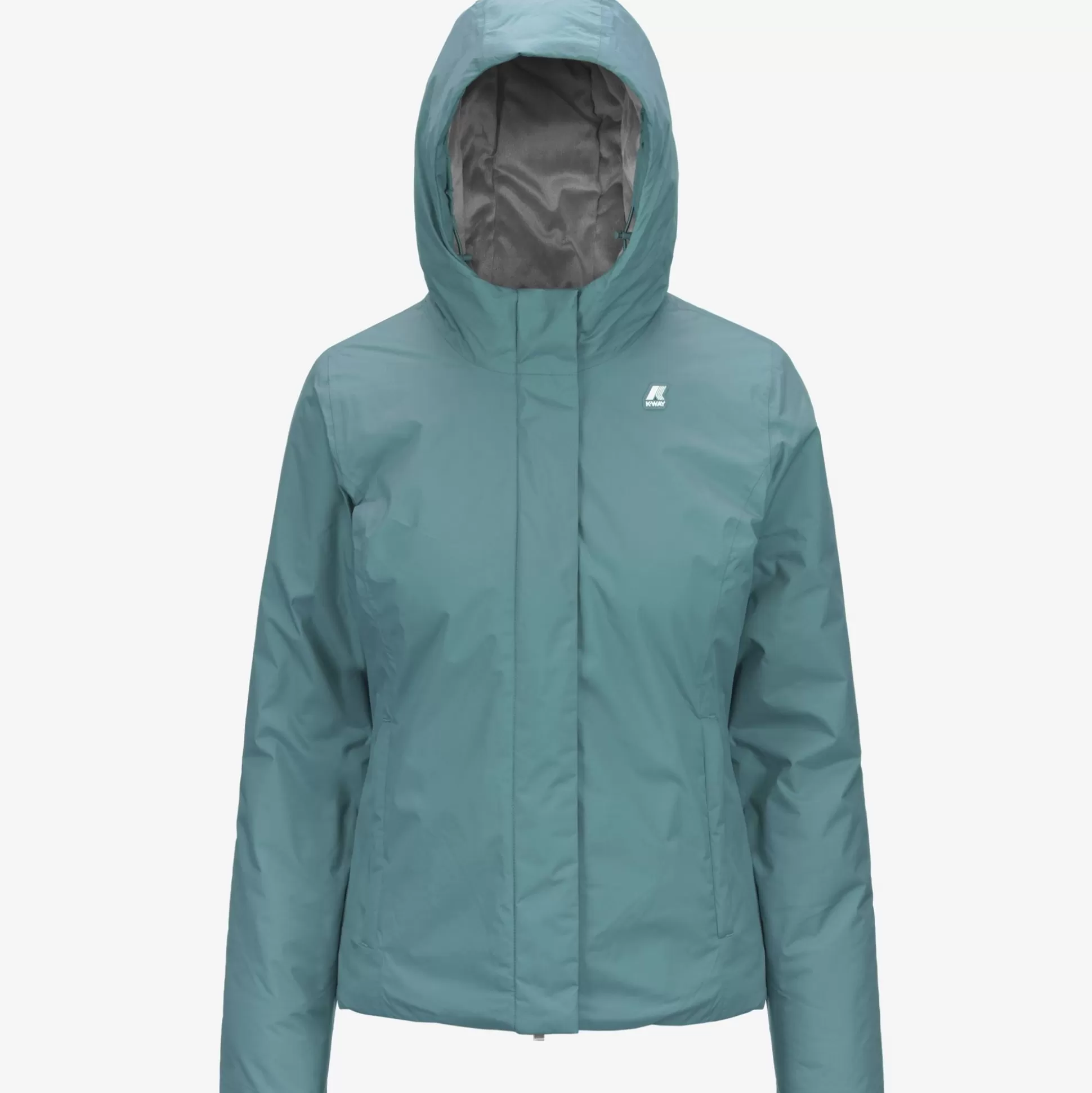 Hot K-Way LILY MICRO RIPSTOP MARMOTTA Greena-greyb