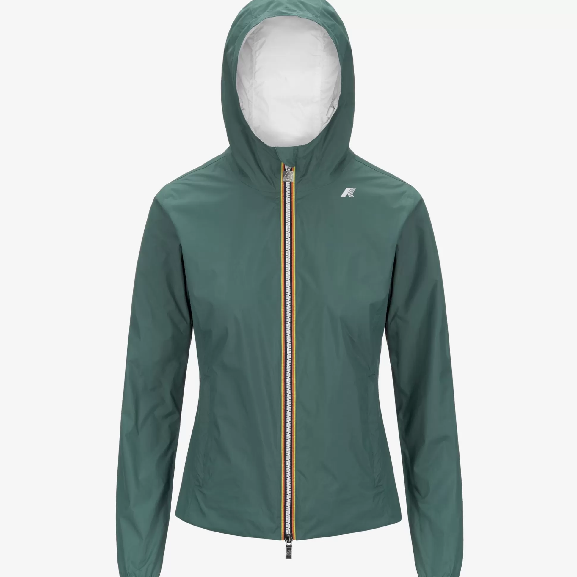 Clearance K-Way LILY PLUS.2 REVERSIBLE Greenp-white