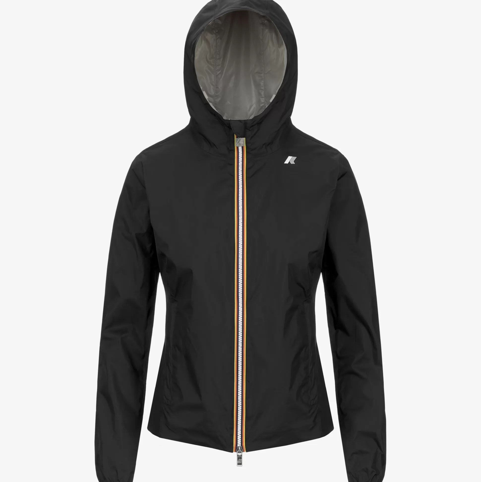 Discount K-Way LILY PLUS.2 REVERSIBLE Blackp-beigelt