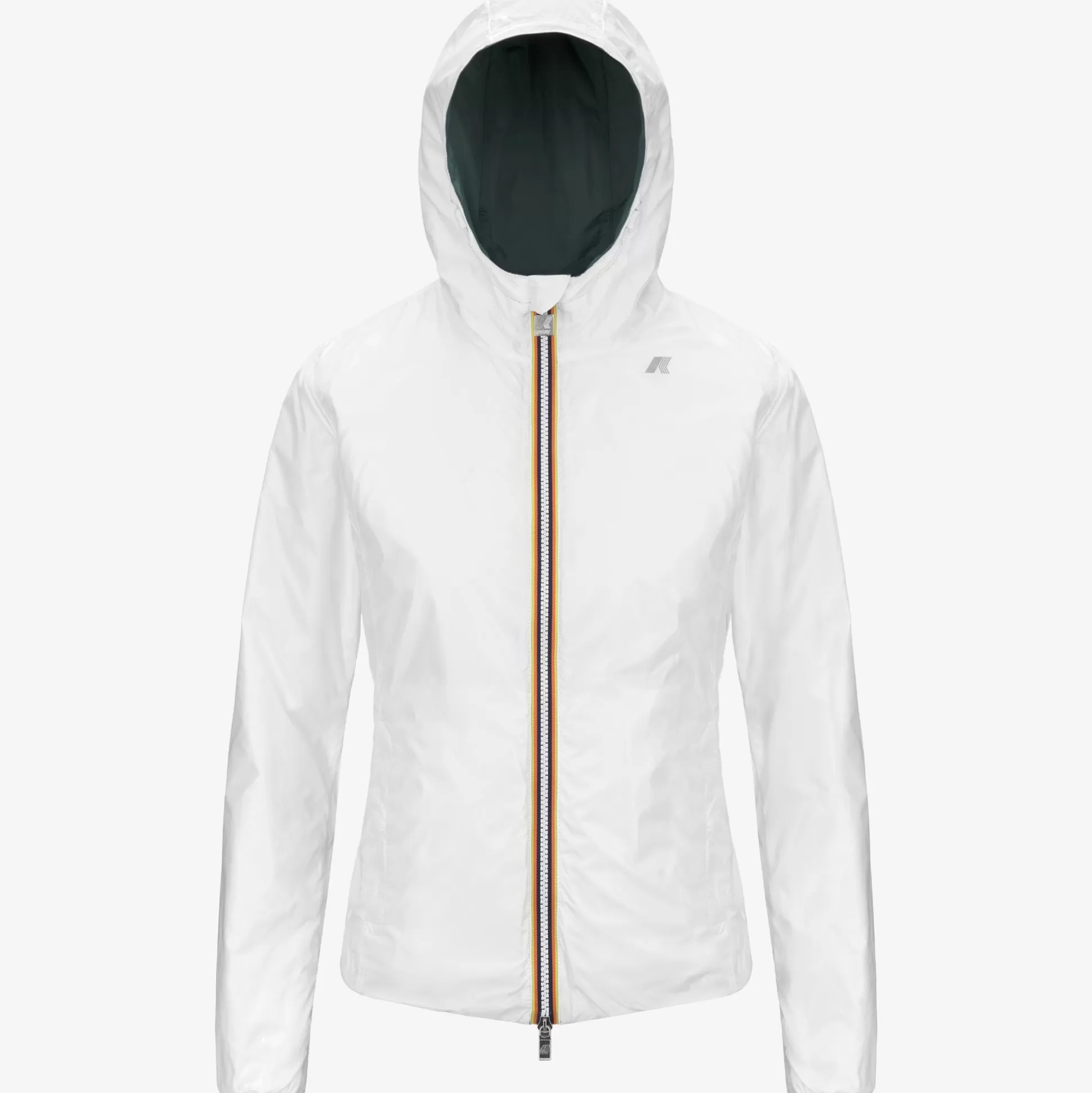 Clearance K-Way LILY PLUS.2 REVERSIBLE Greenp-white