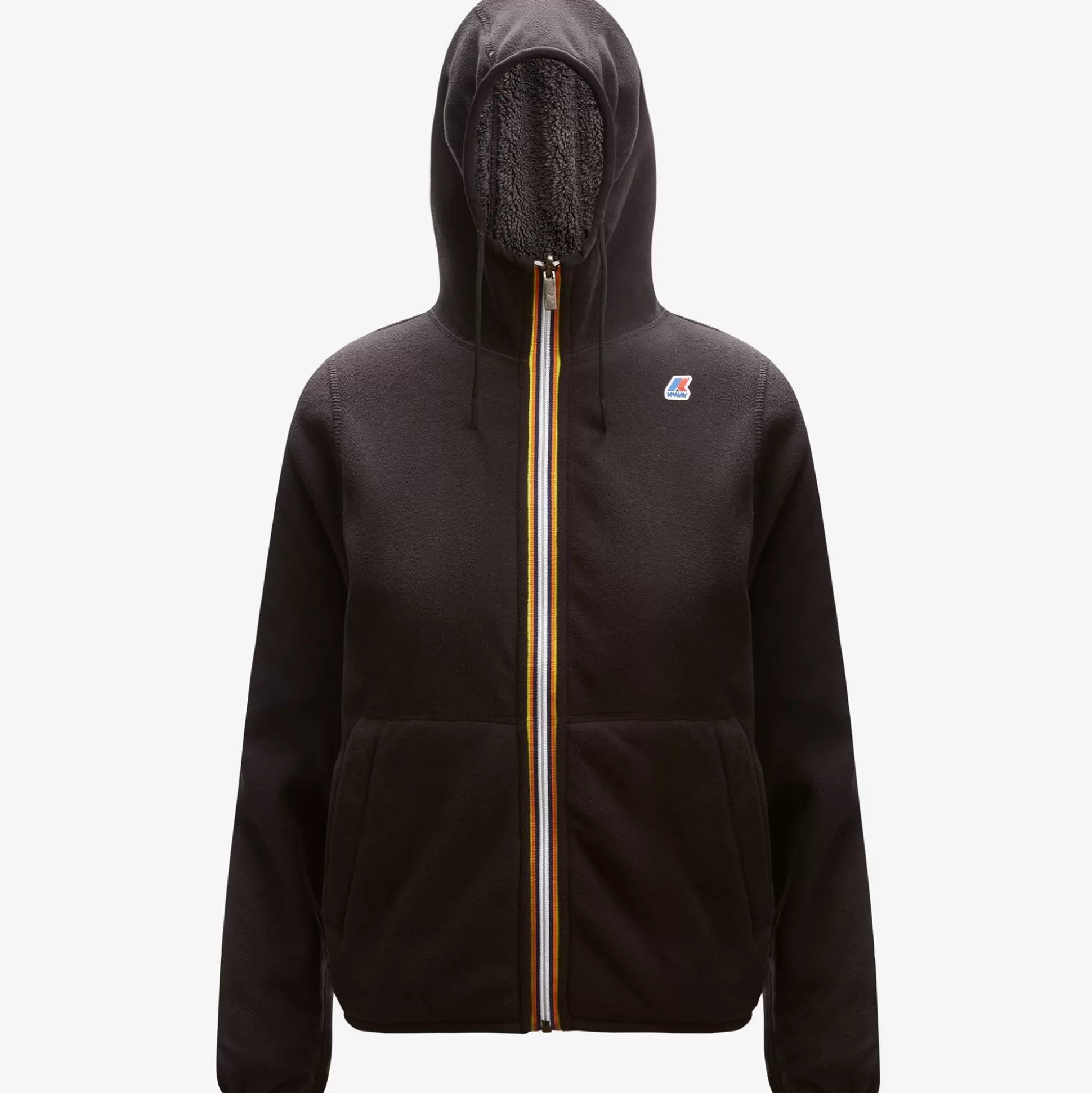 Cheap K-Way LILY POLAR REVERSIBLE Blackpure-greysmoked