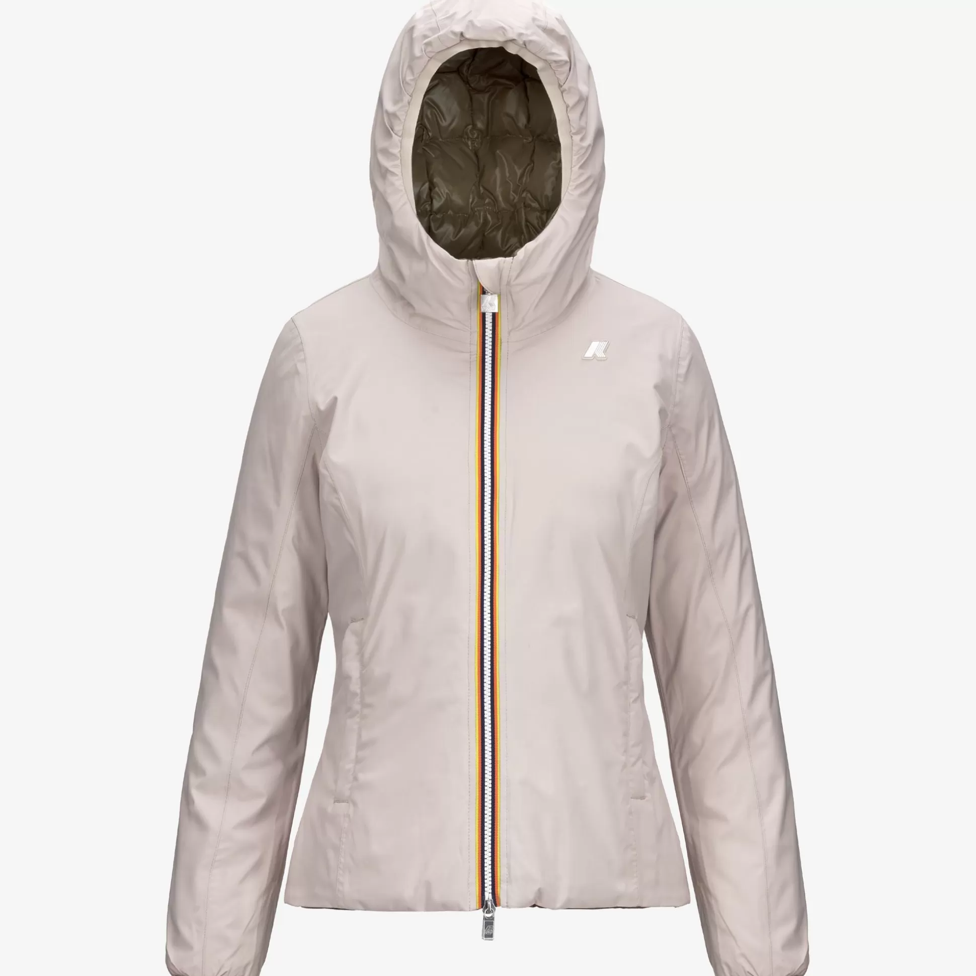 Best Sale K-Way LILY ST THERMO REVERSIBLE Beigeg-brownc