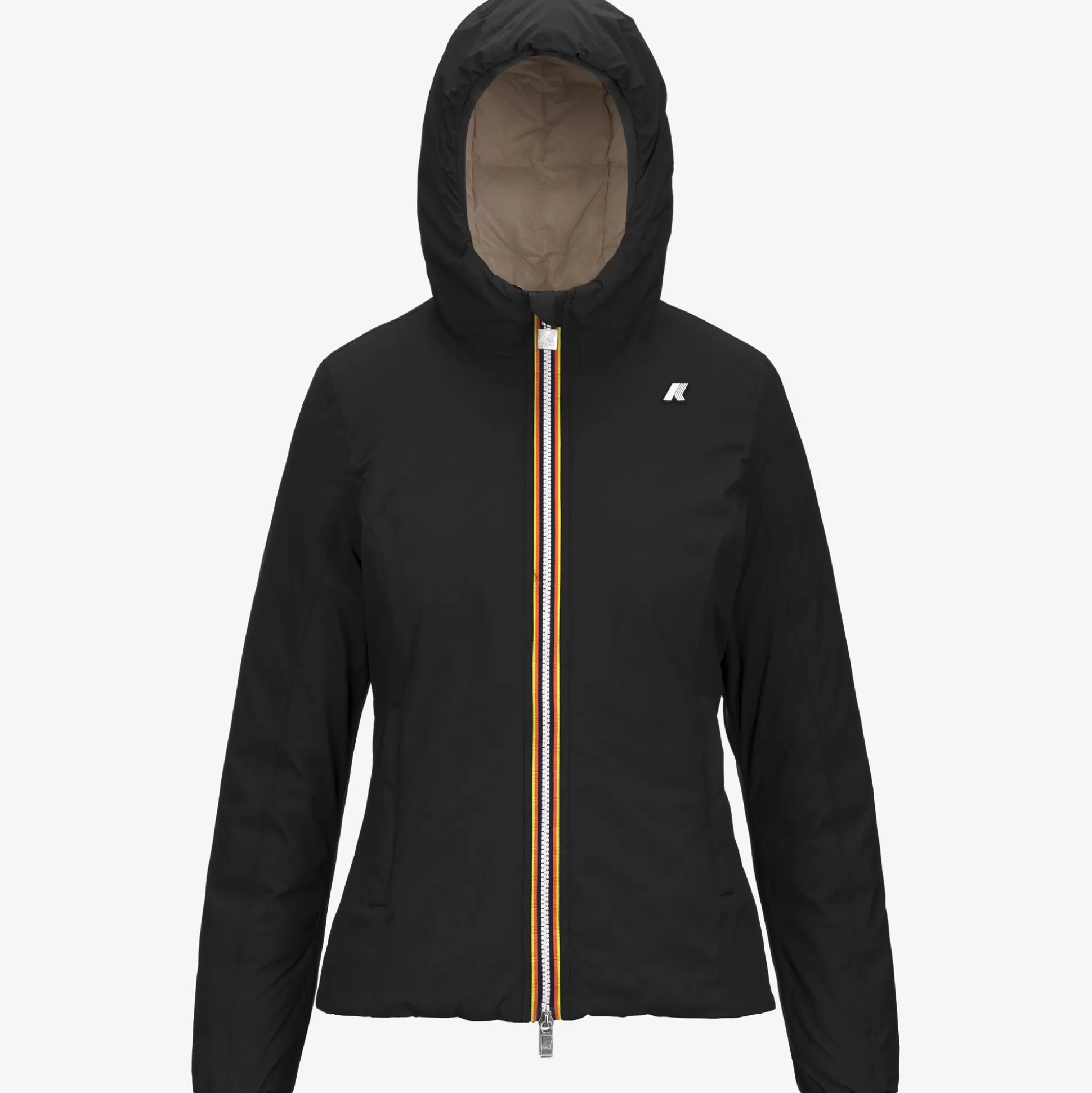 Best K-Way LILY ST THERMO REVERSIBLE Blackp-beigeg