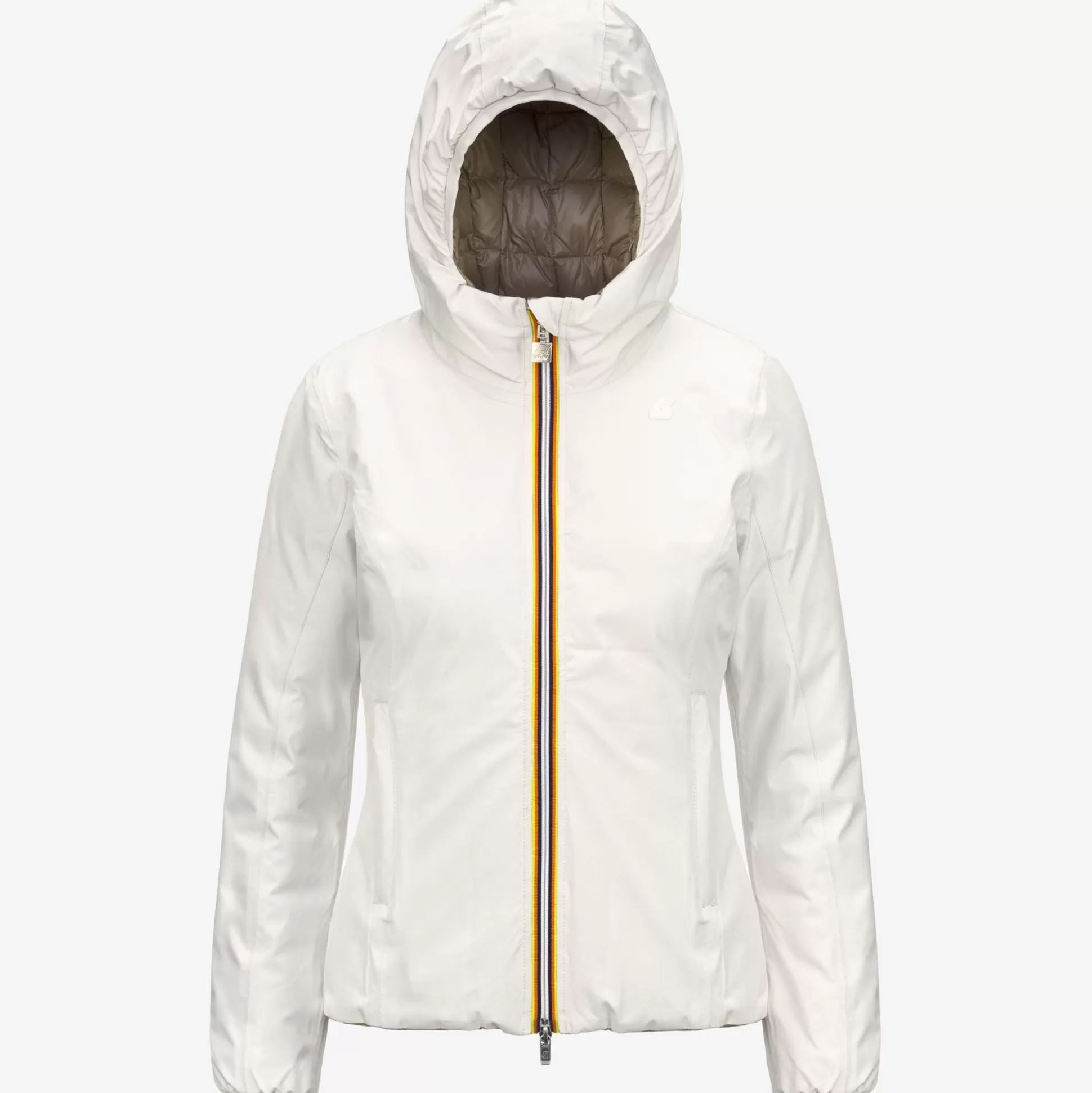 Online K-Way LILY ST THERMO REVERSIBLE Whiteg-beiget