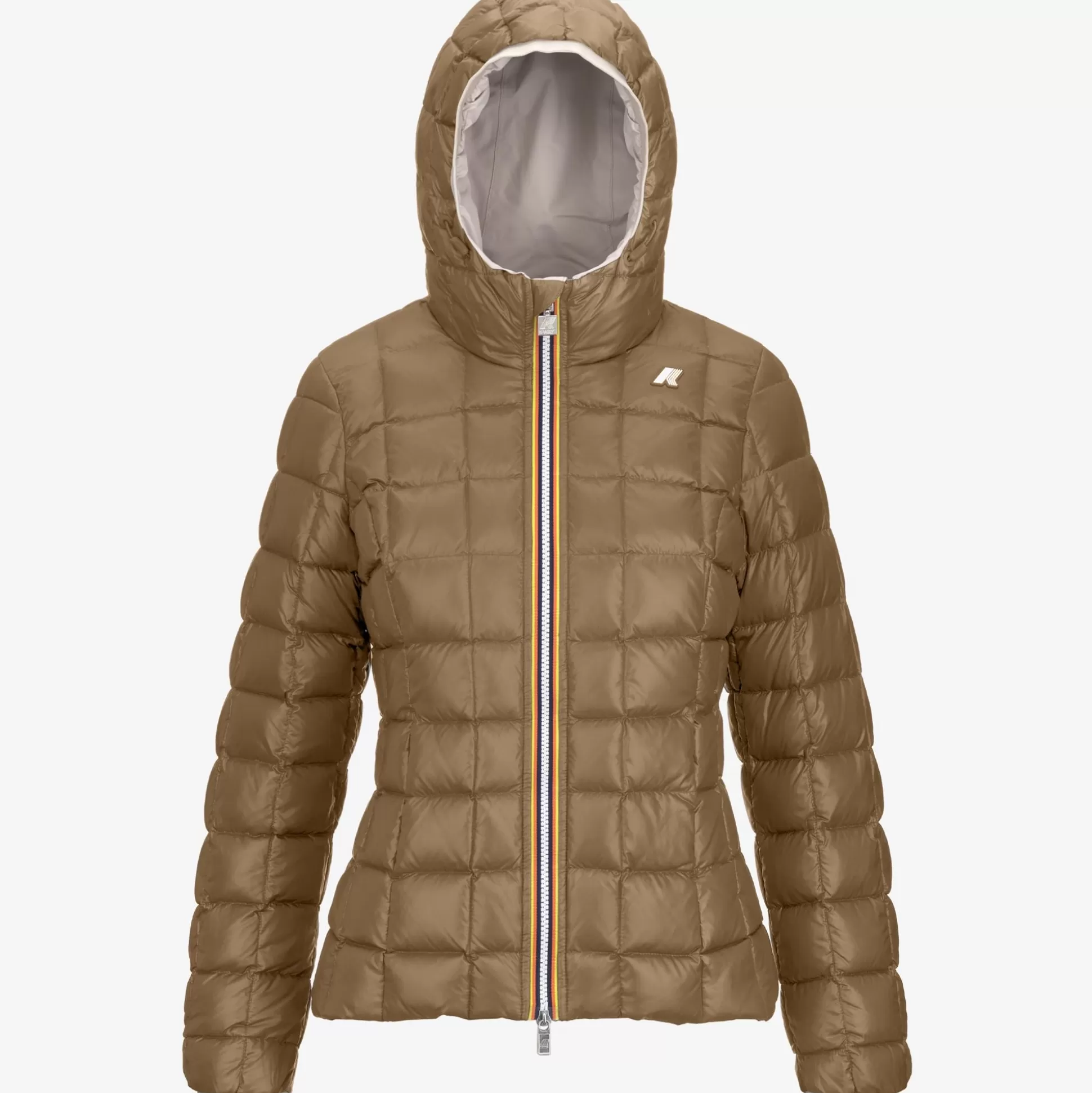 Best Sale K-Way LILY ST THERMO REVERSIBLE Beigeg-brownc