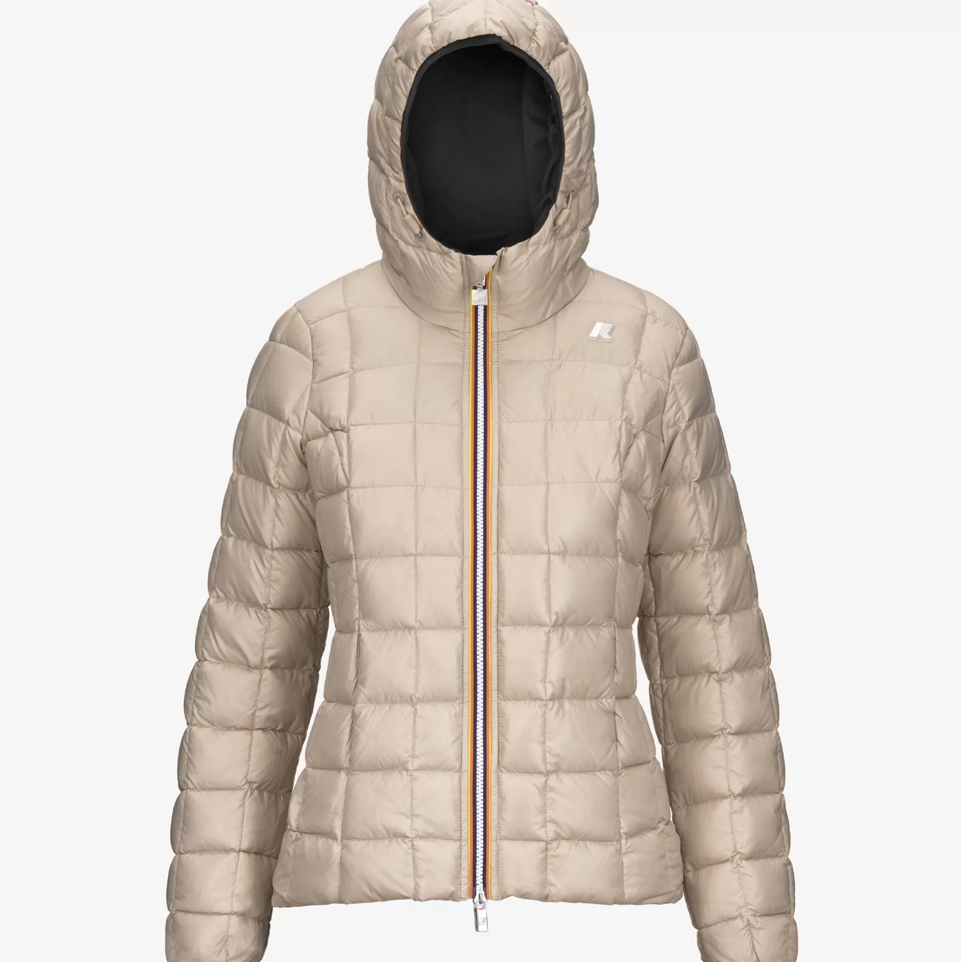 Best K-Way LILY ST THERMO REVERSIBLE Blackp-beigeg