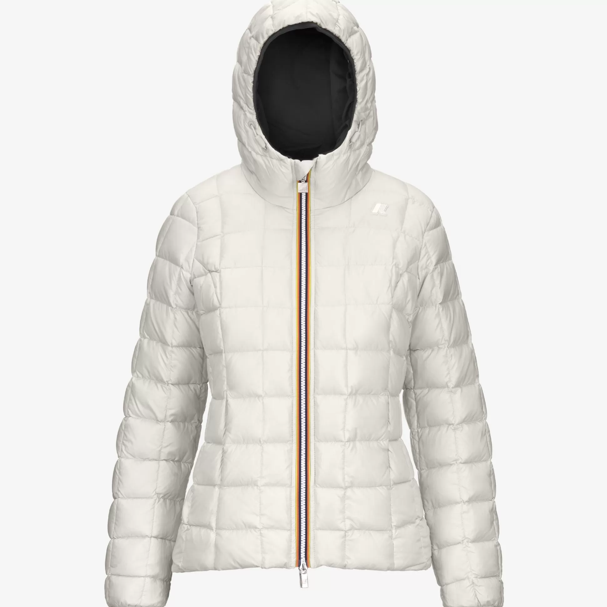 Outlet K-Way LILY ST THERMO REVERSIBLE Blackpure-whitegardenia