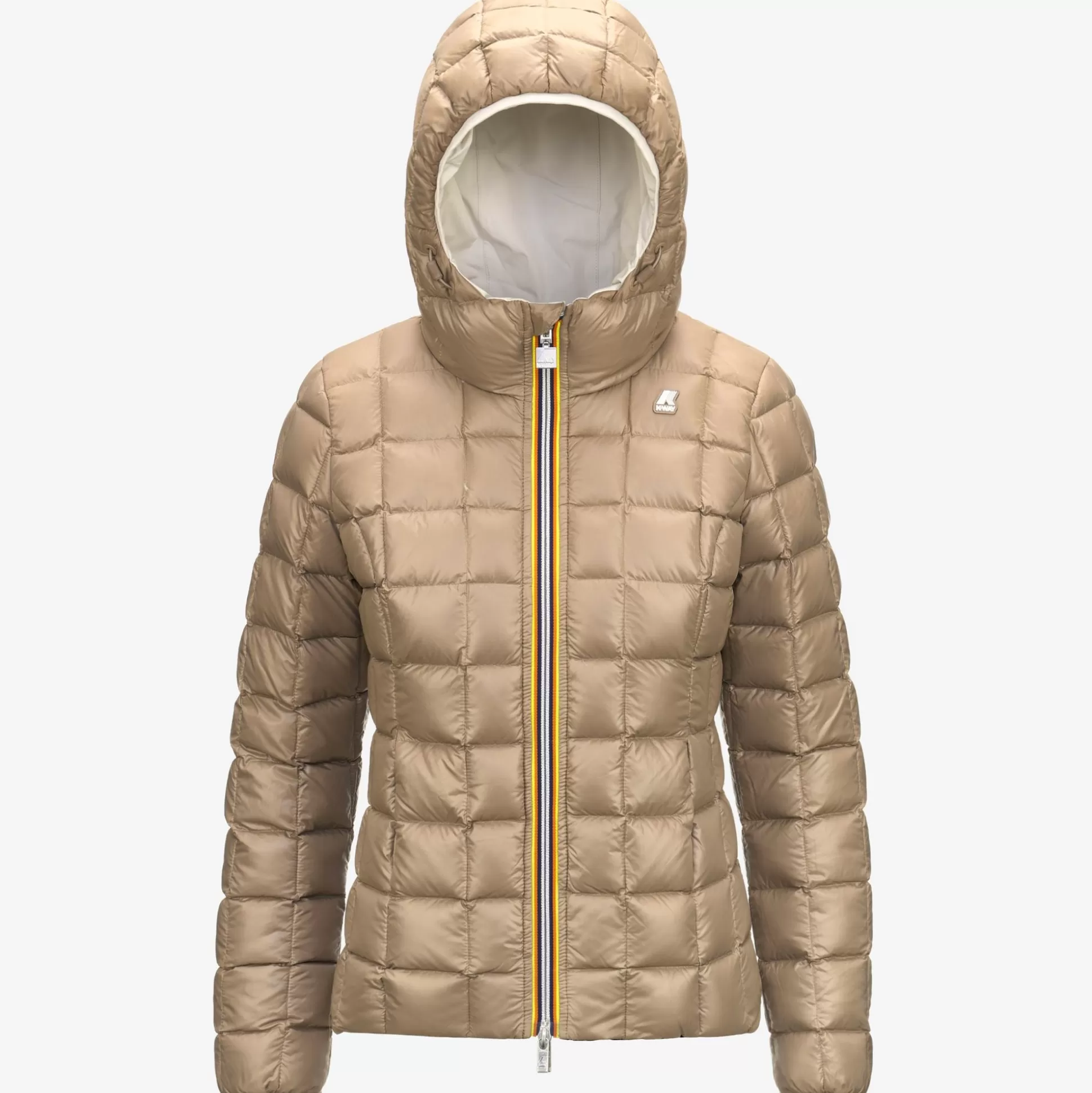 Online K-Way LILY ST THERMO REVERSIBLE Whiteg-beiget