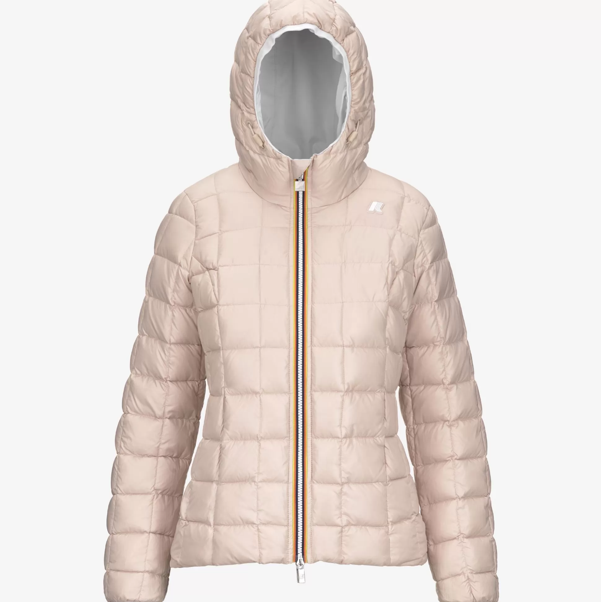Store K-Way LILY ST THERMO REVERSIBLE Whiteg-pinkt