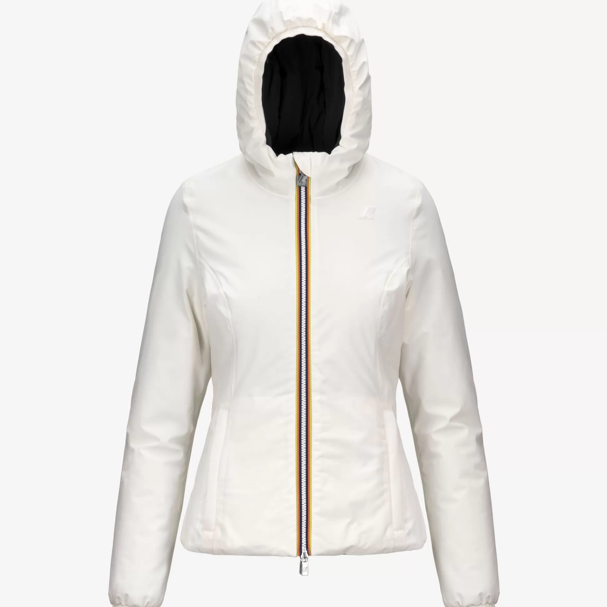 Fashion K-Way LILY ST WARM REVERSIBLE Whitegardenia-blackpure