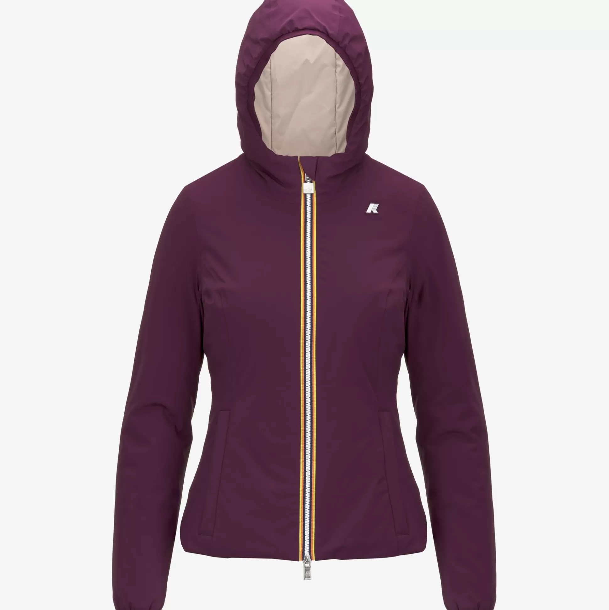Clearance K-Way LILY ST WARM REVERSIBLE Violetdk-beigeg
