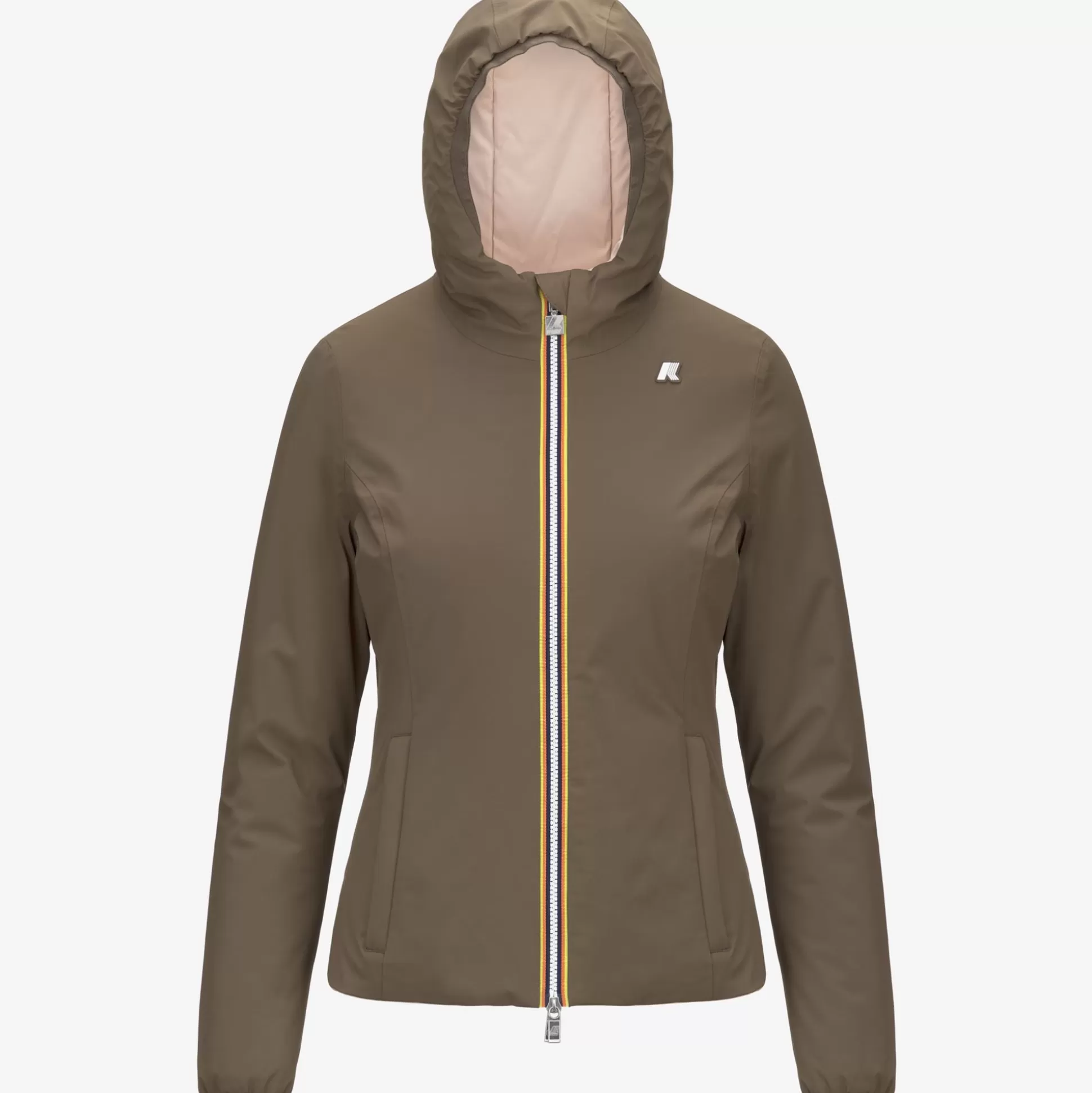 Store K-Way LILY ST WARM REVERSIBLE Browng-pinkt