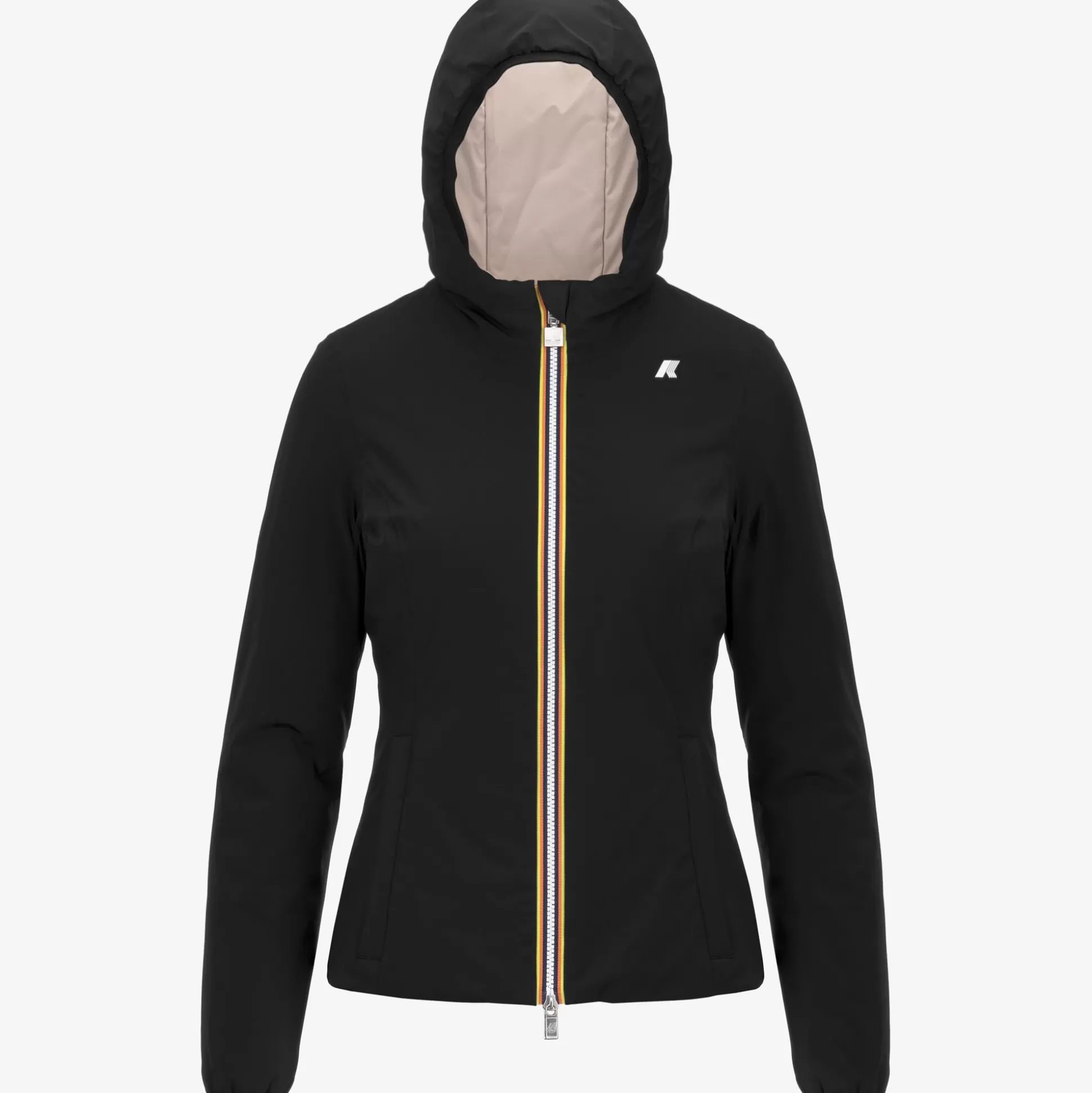 Best K-Way LILY ST WARM REVERSIBLE Blackp-beigeg