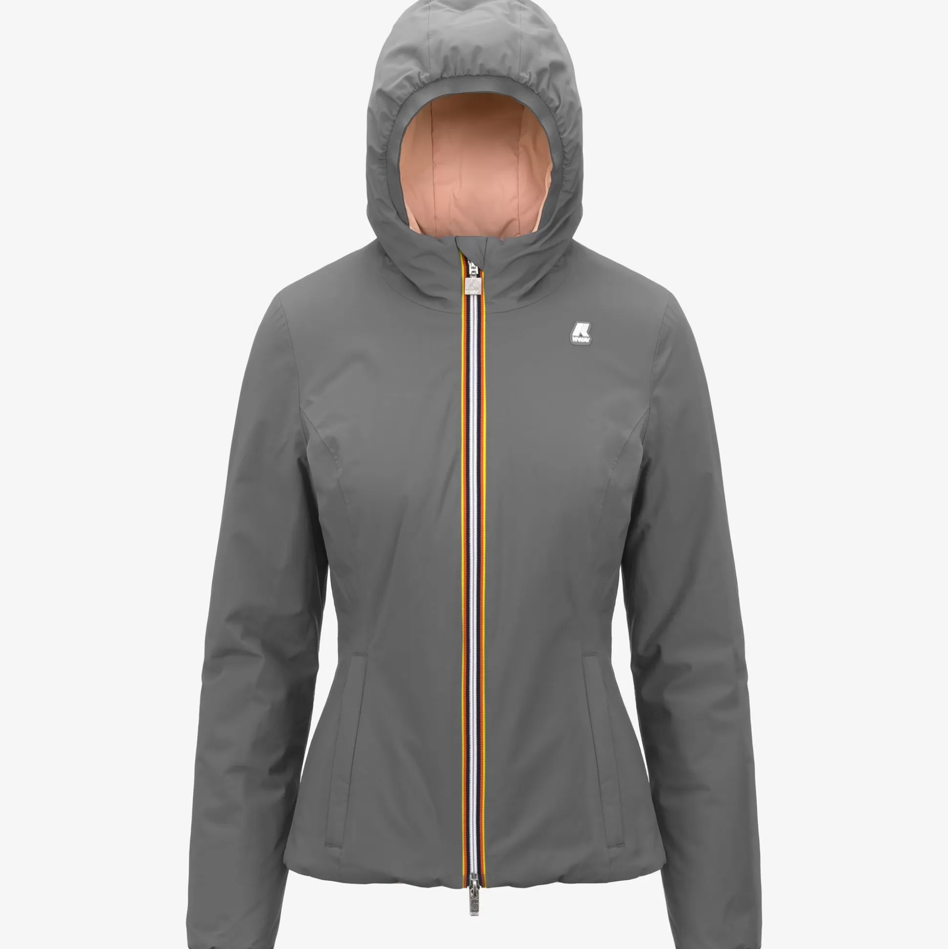 Fashion K-Way LILY ST WARM REVERSIBLE Greym-pinka