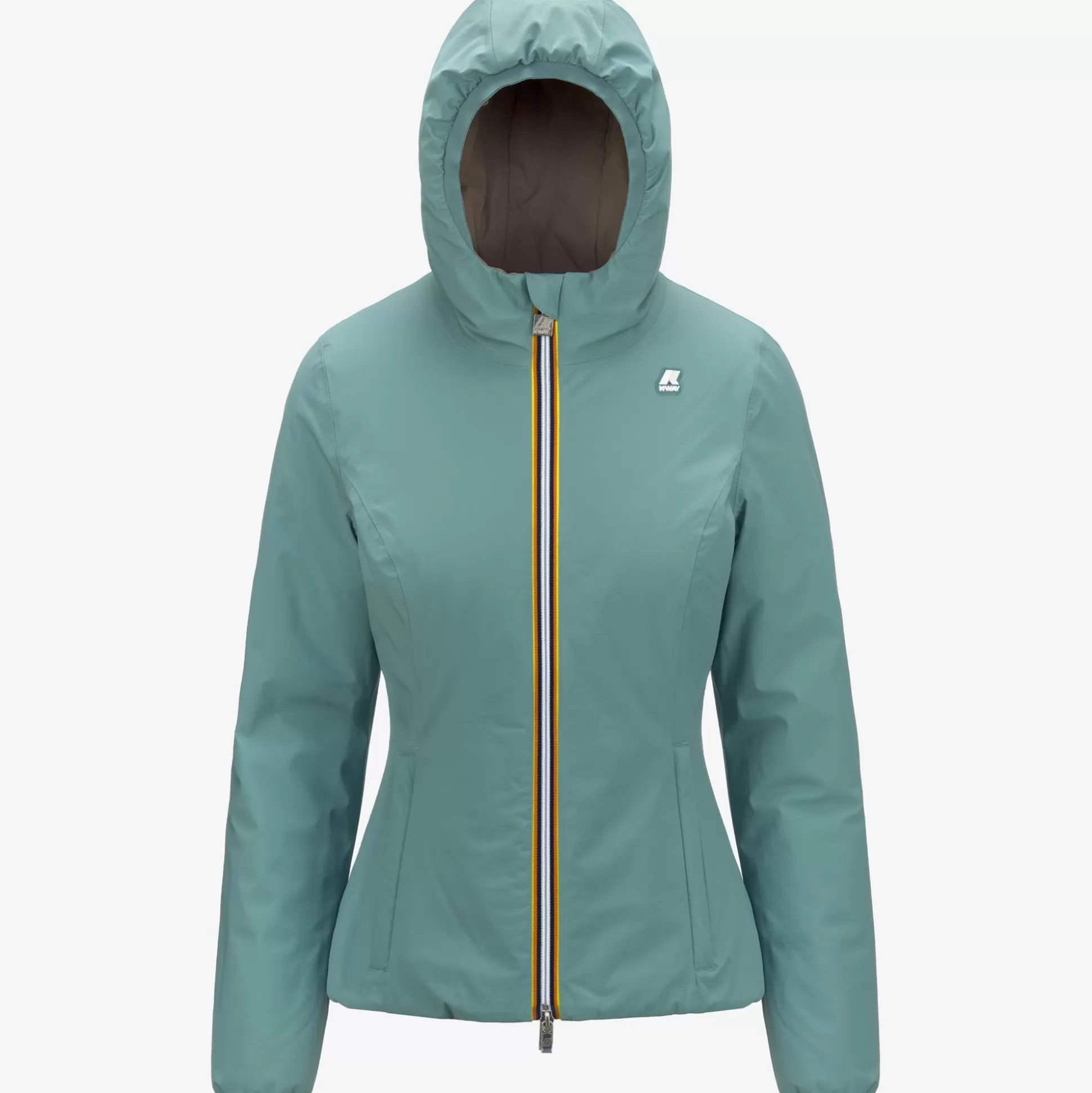 Flash Sale K-Way LILY ST WARM REVERSIBLE Greena-beiget