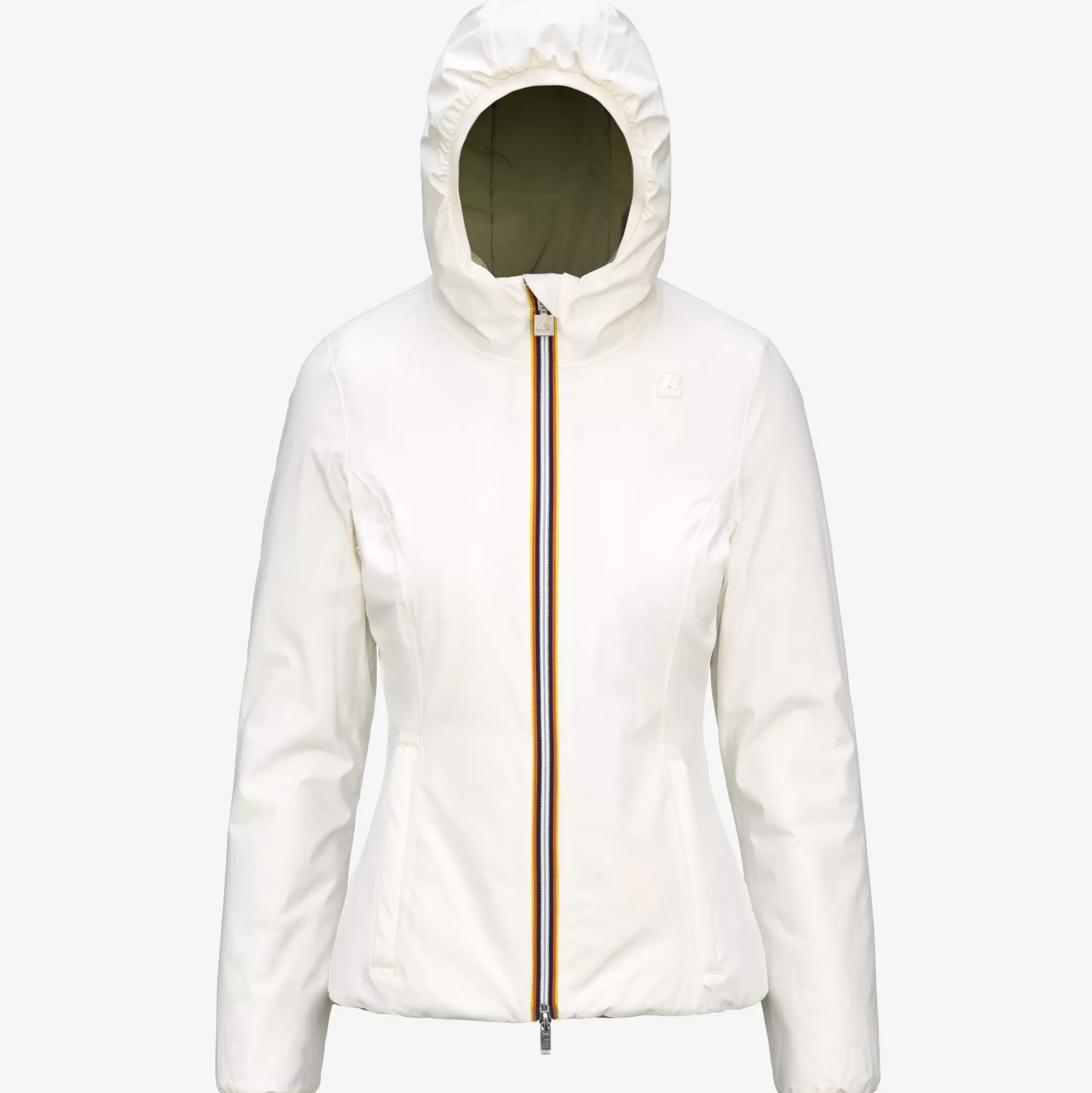 Best Sale K-Way LILY ST WARM REVERSIBLE Whiteg-greens