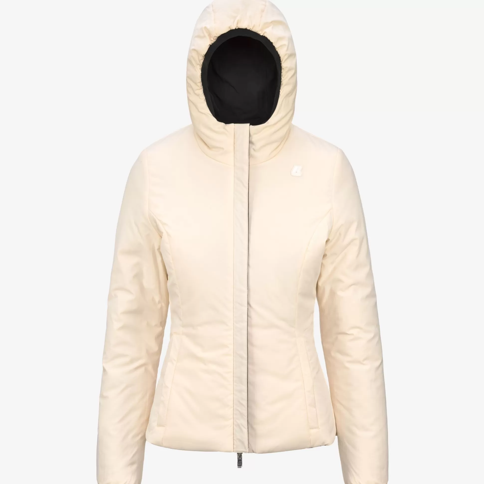 Sale K-Way LILY ST WARM REVERSIBLE Blackp-beigee