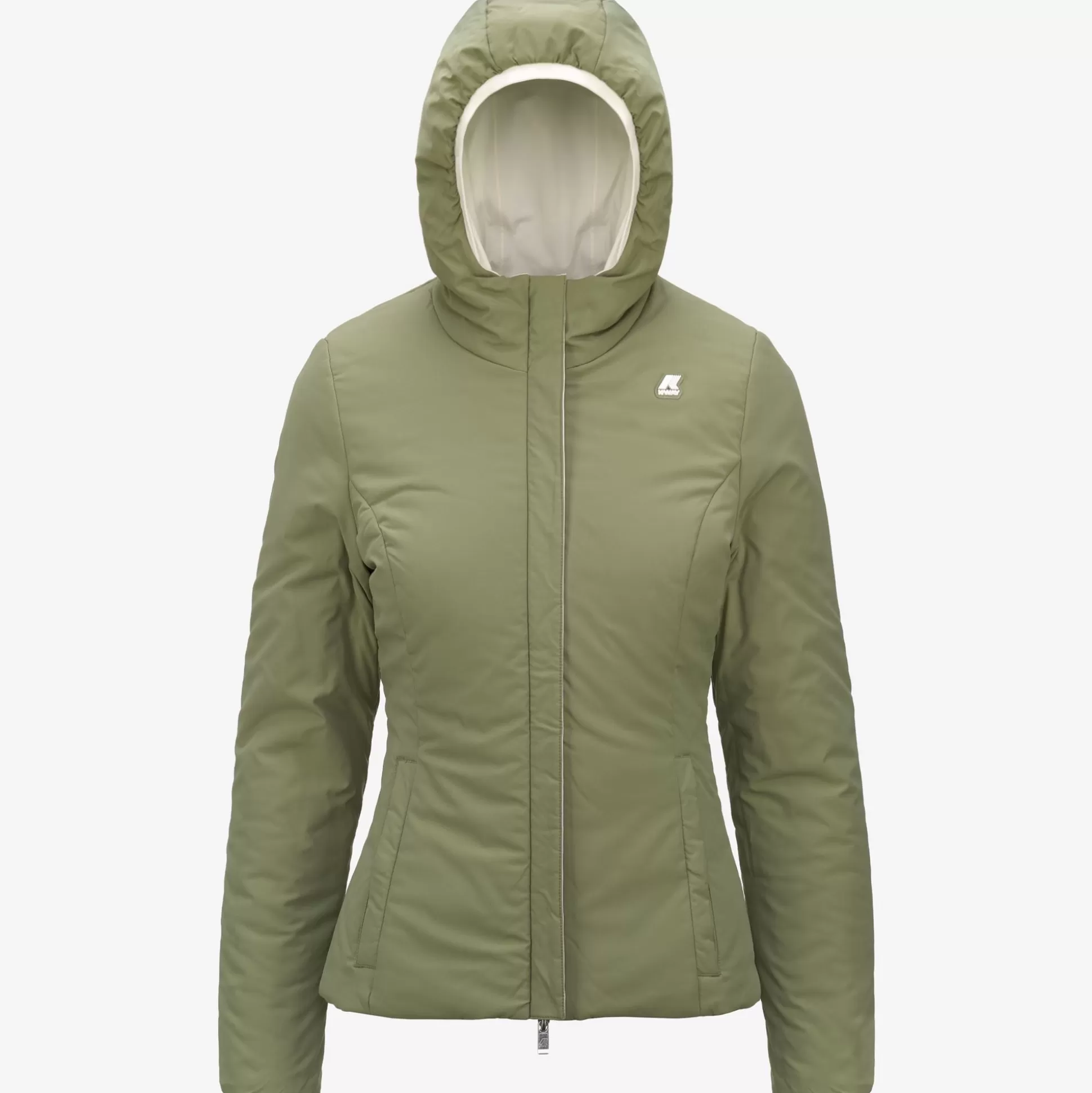 Best Sale K-Way LILY ST WARM REVERSIBLE Whiteg-greens