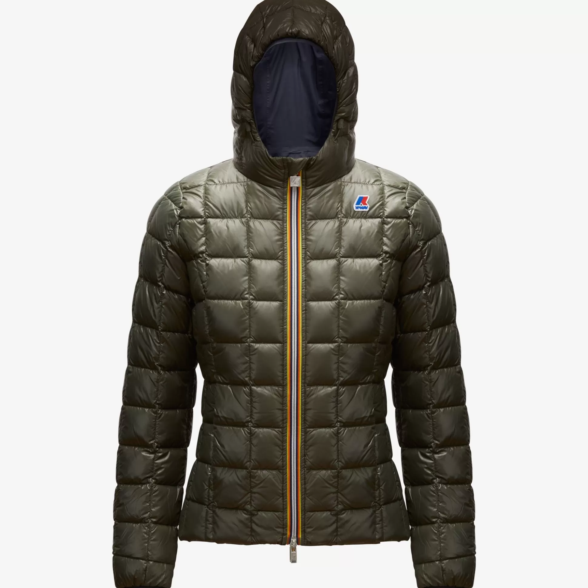 New K-Way LILY THERMO PLUS.2 REVERSIBLE Bluedepth-blacktorba
