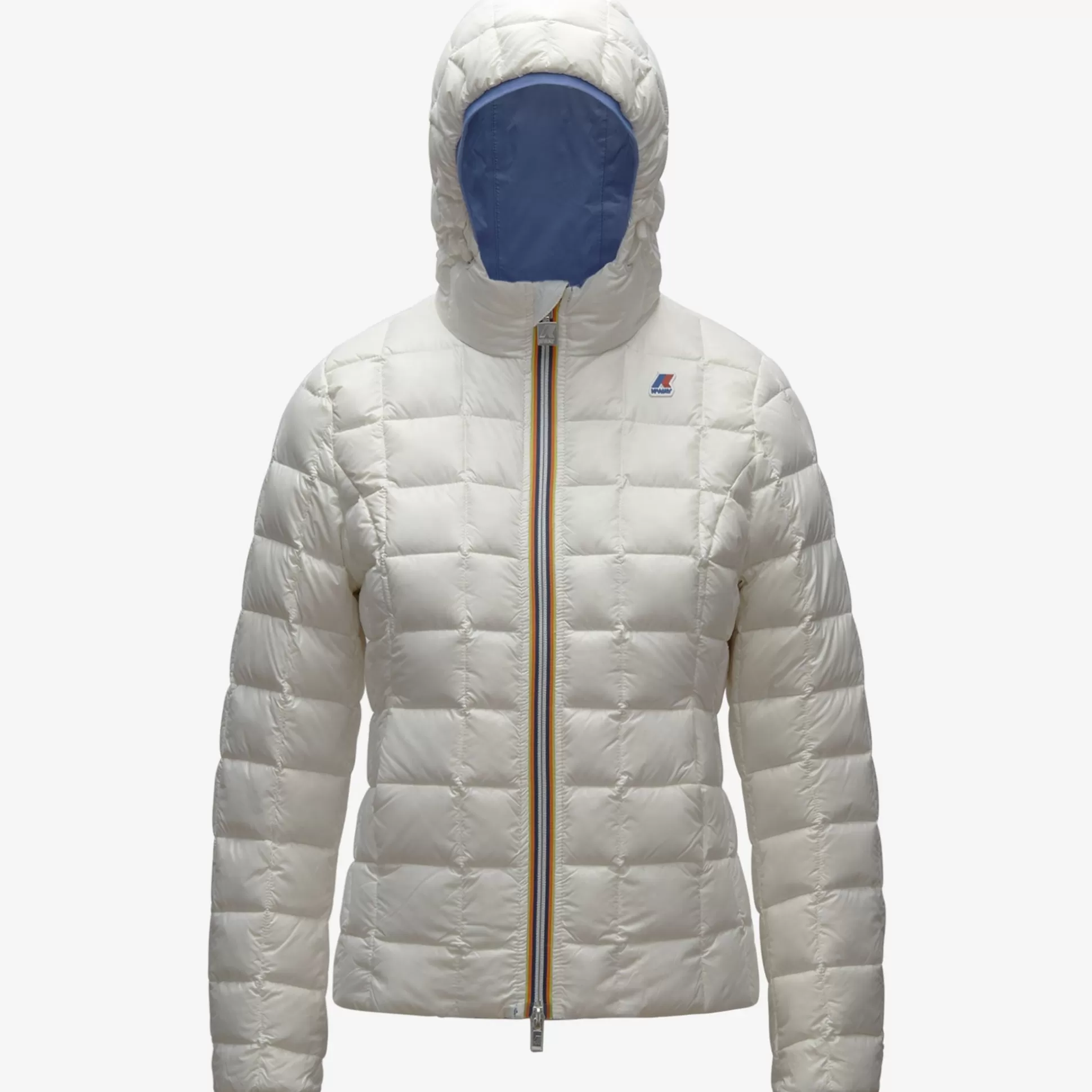 Fashion K-Way LILY THERMO PLUS.2 REVERSIBLE Azuredk-whitemilk