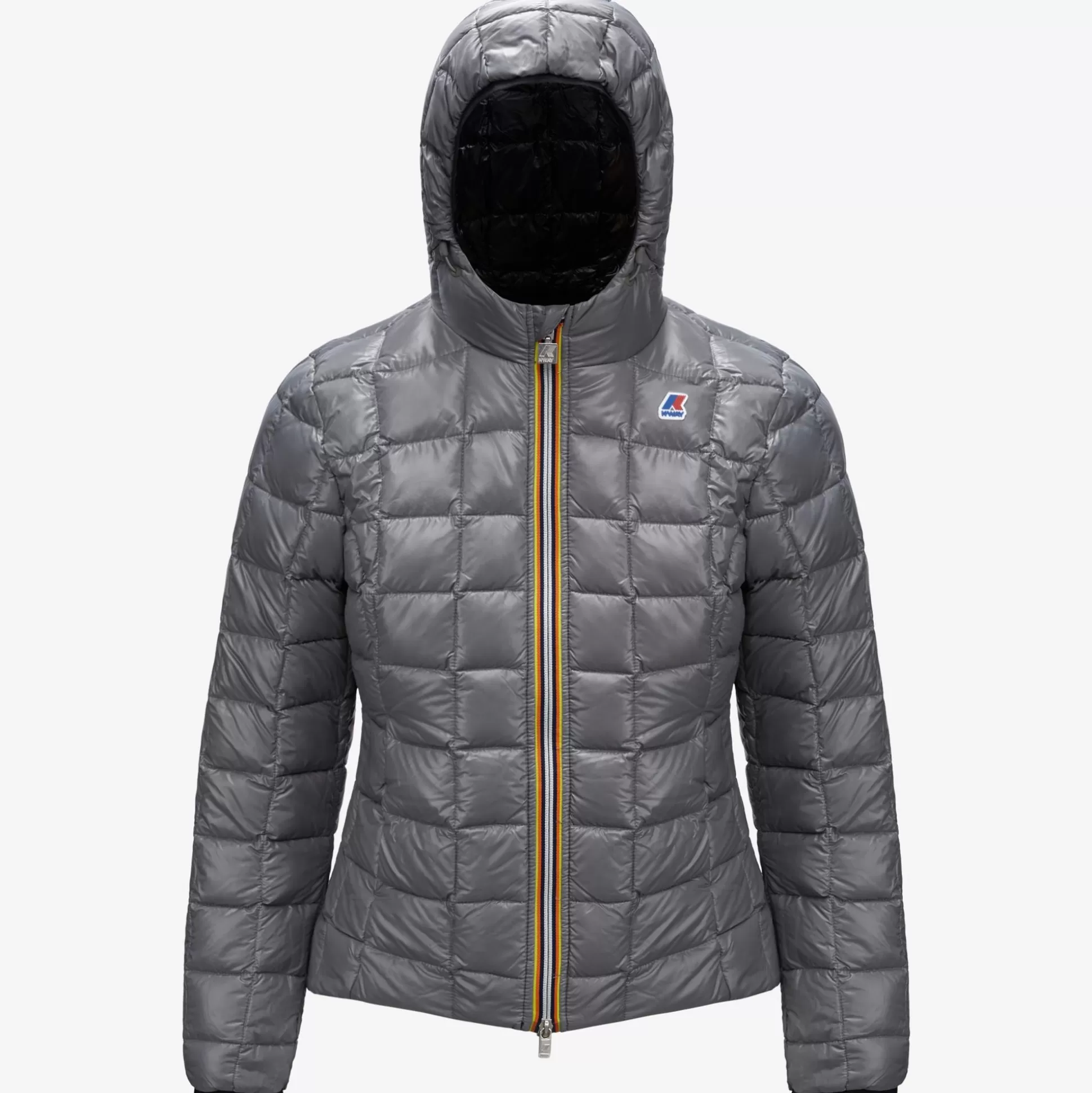 Outlet K-Way LILY THERMO PLUS.2 REVERSIBLE Blackpure-greymdsteel