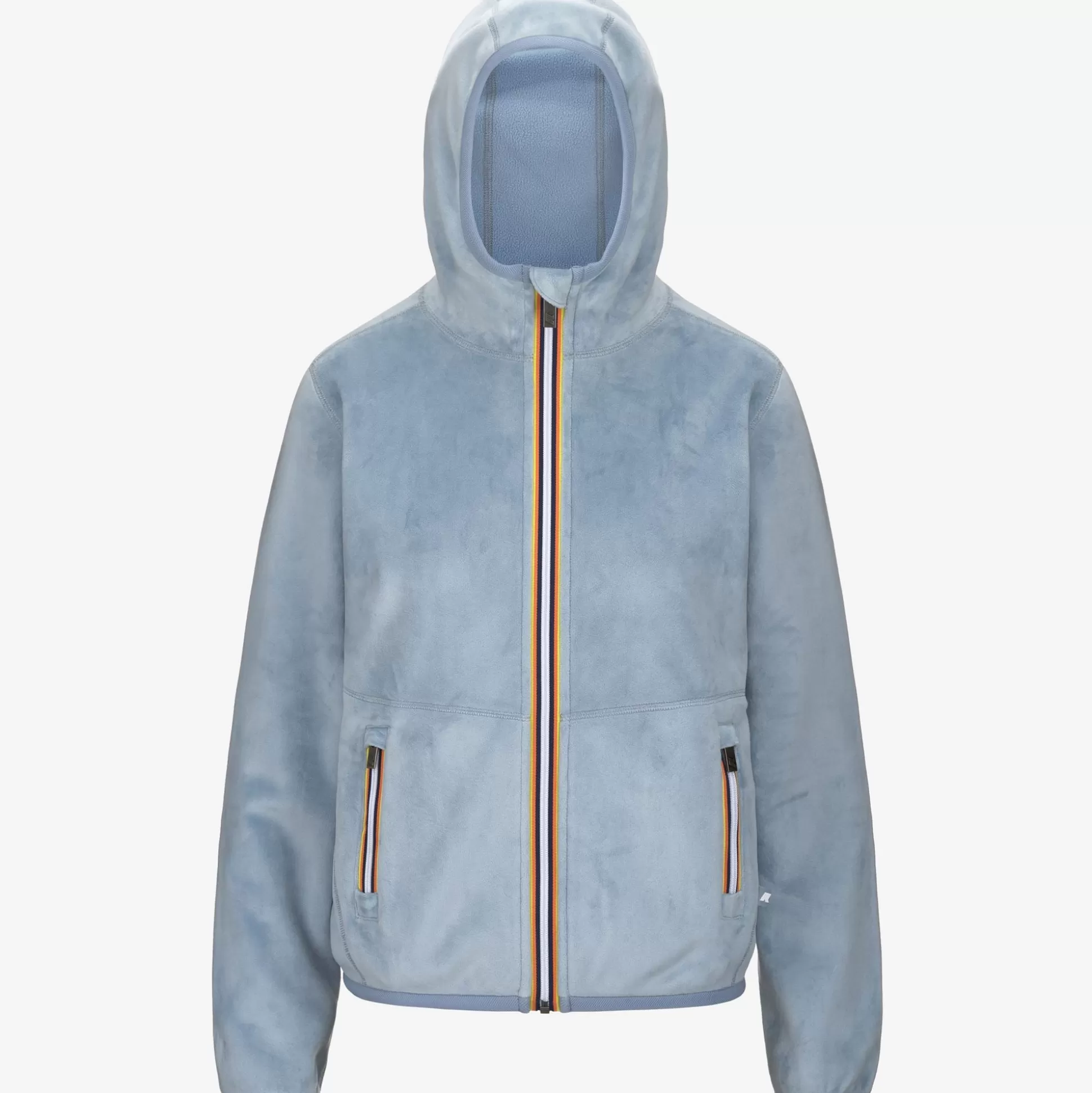 Shop K-Way LILY VELOUR POLAR REVERSIBLE Bluea-bluea