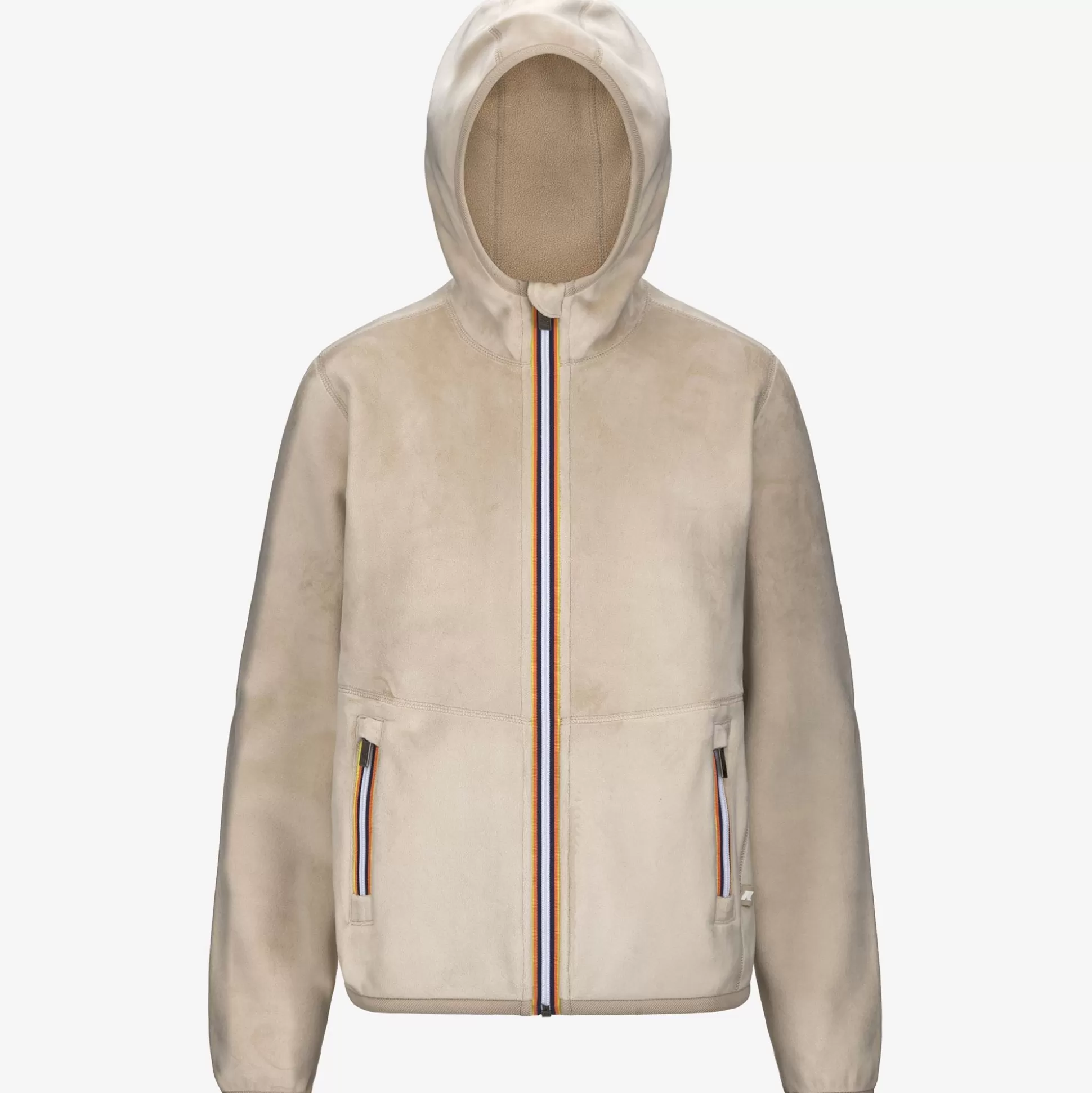 Flash Sale K-Way LILY VELOUR POLAR REVERSIBLE Beigegrey-beigegrey