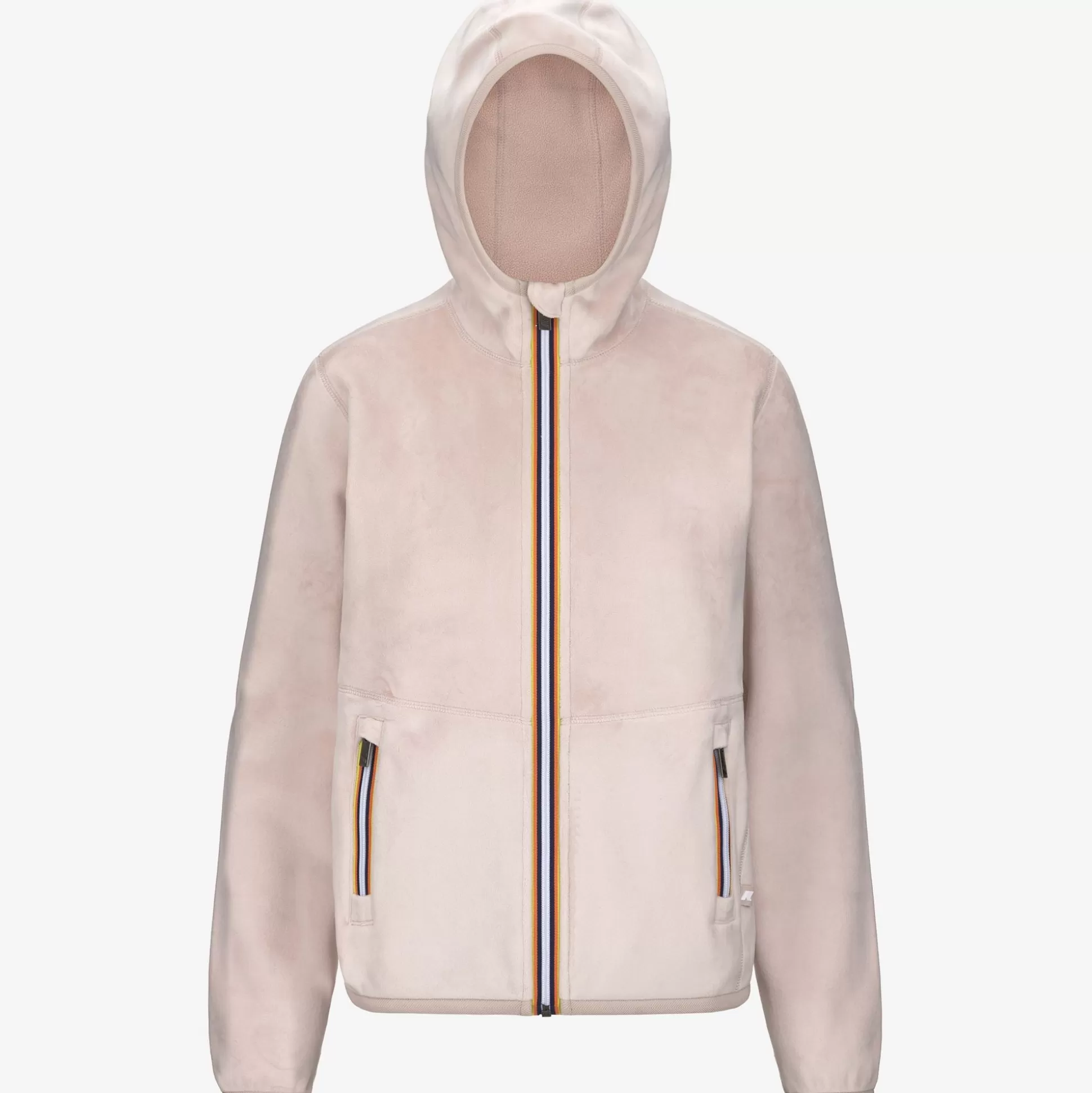 Discount K-Way LILY VELOUR POLAR REVERSIBLE Pinktint-pinktint