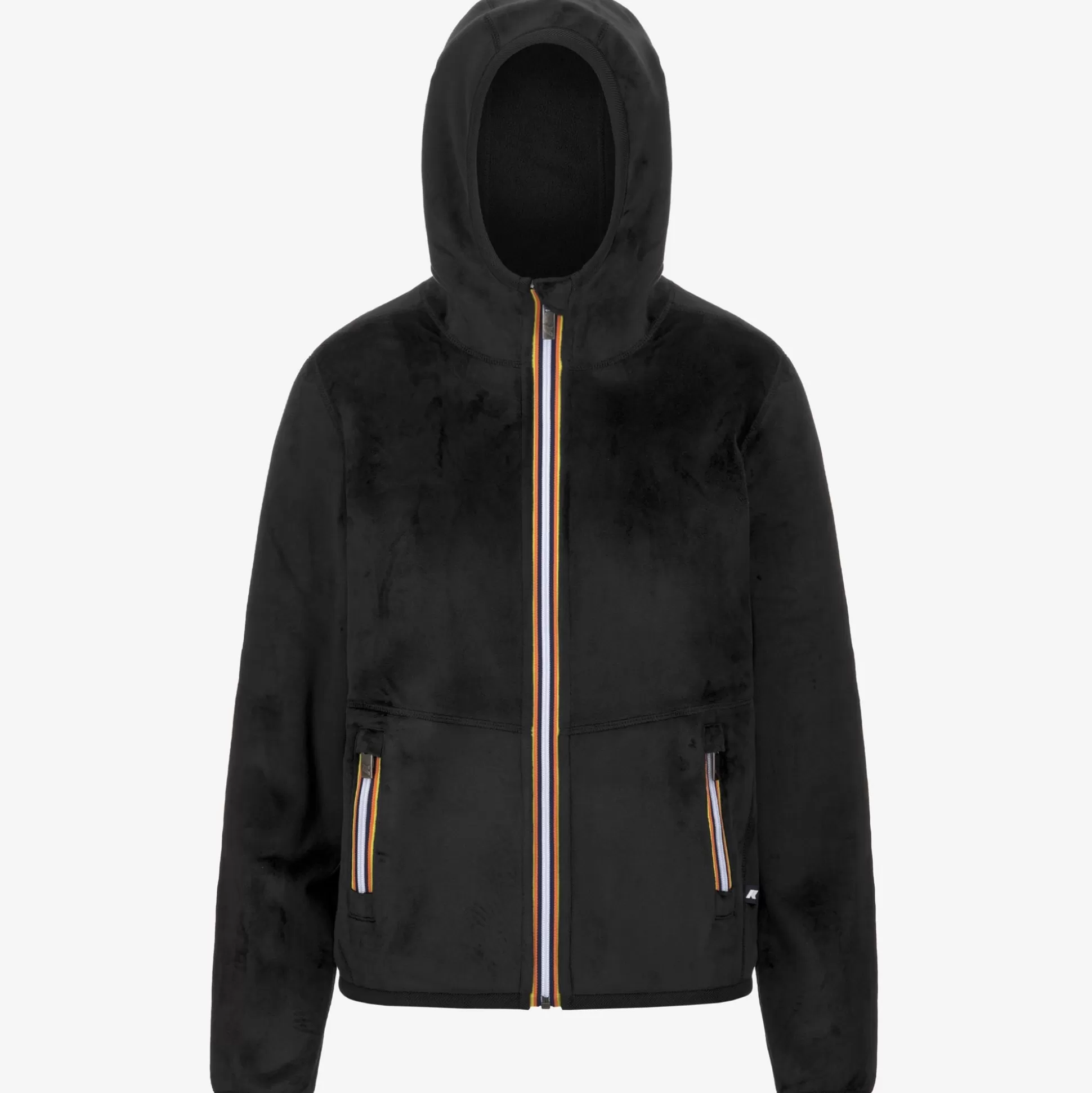 Outlet K-Way LILY VELOUR POLAR REVERSIBLE Blackp-blackp