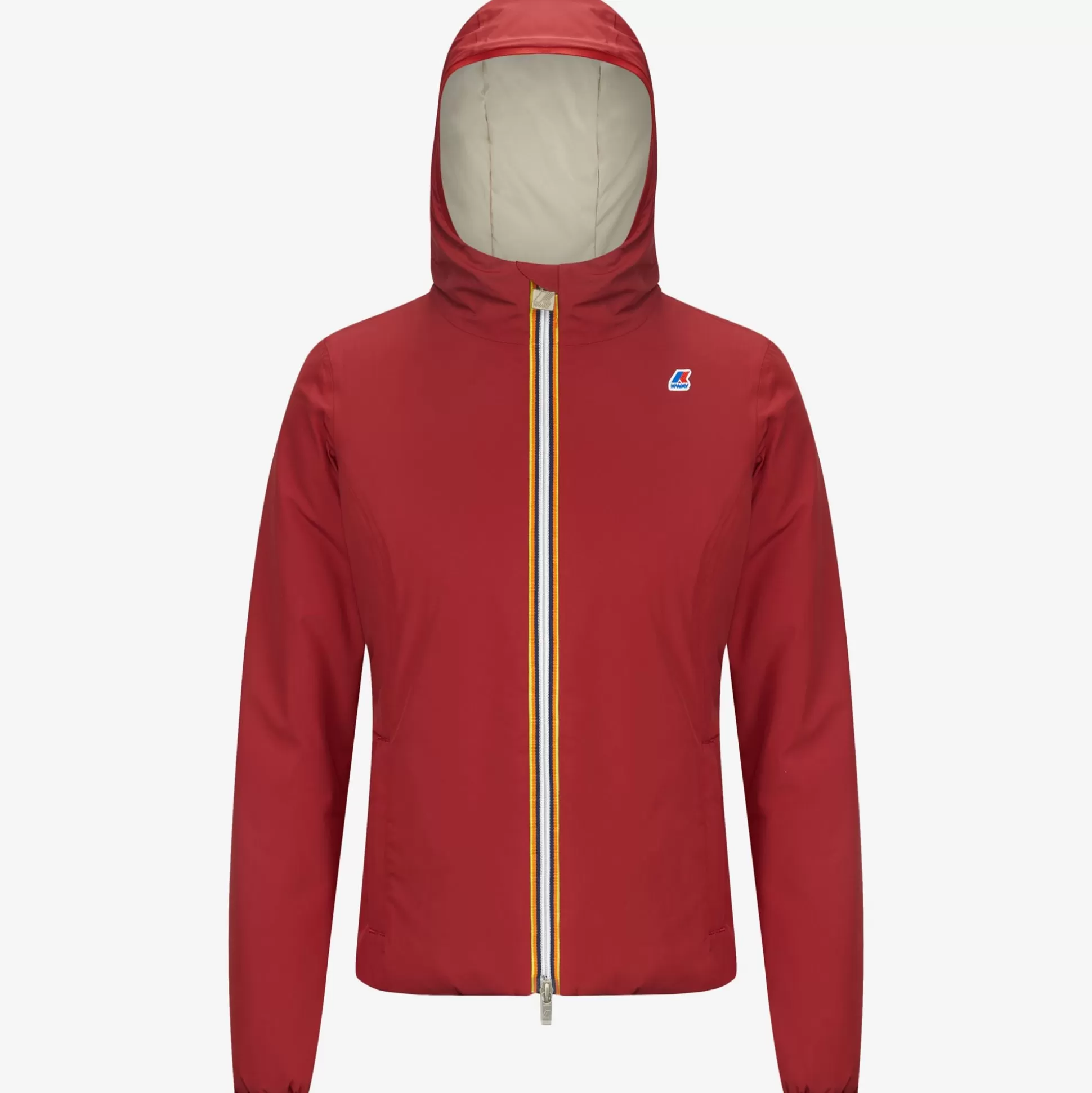Outlet K-Way LILY WARM REVERSIBLE Reddktomato-beigegrey