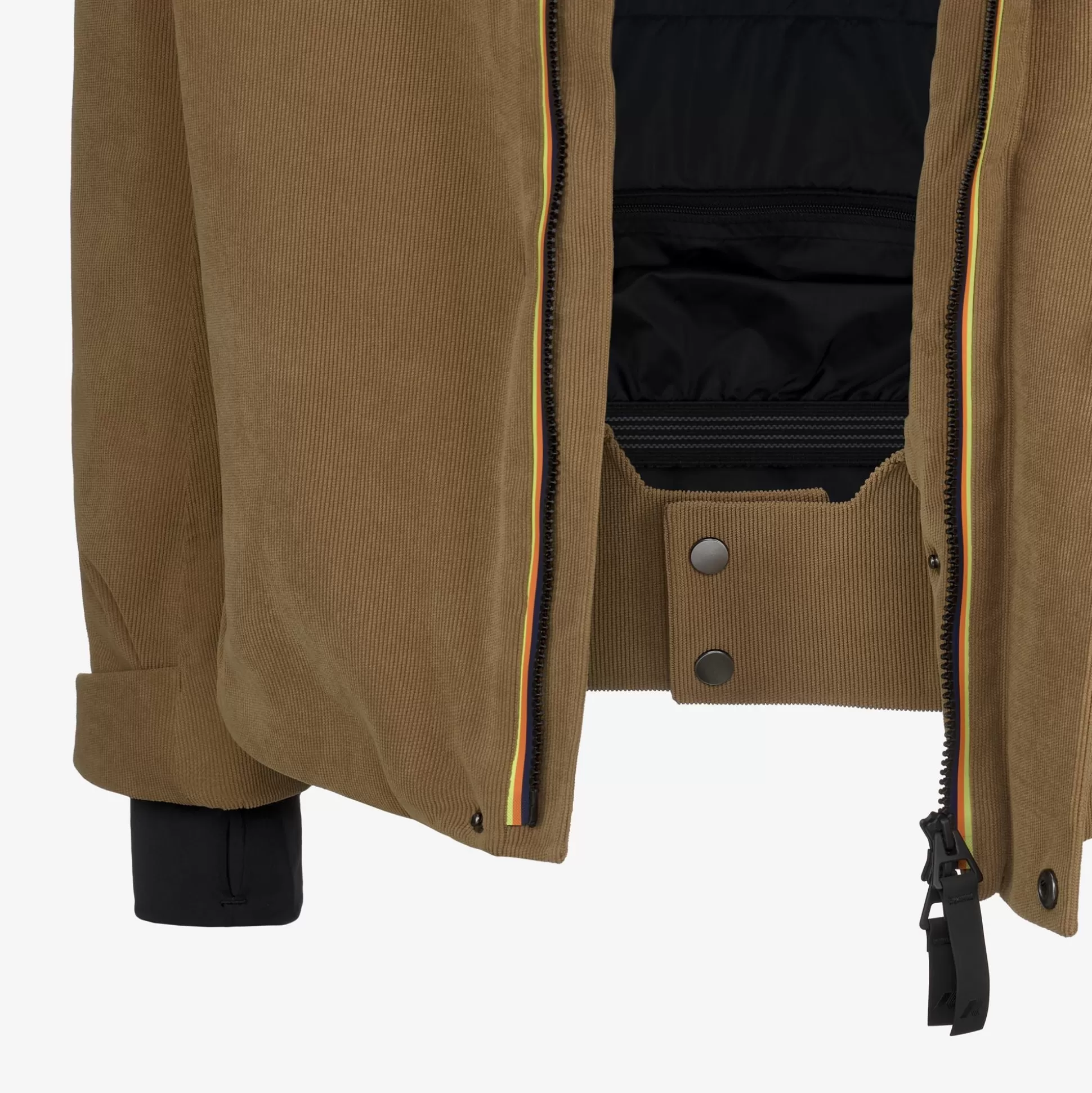 Discount K-Way MALAMOT CORDUROY Browncorda