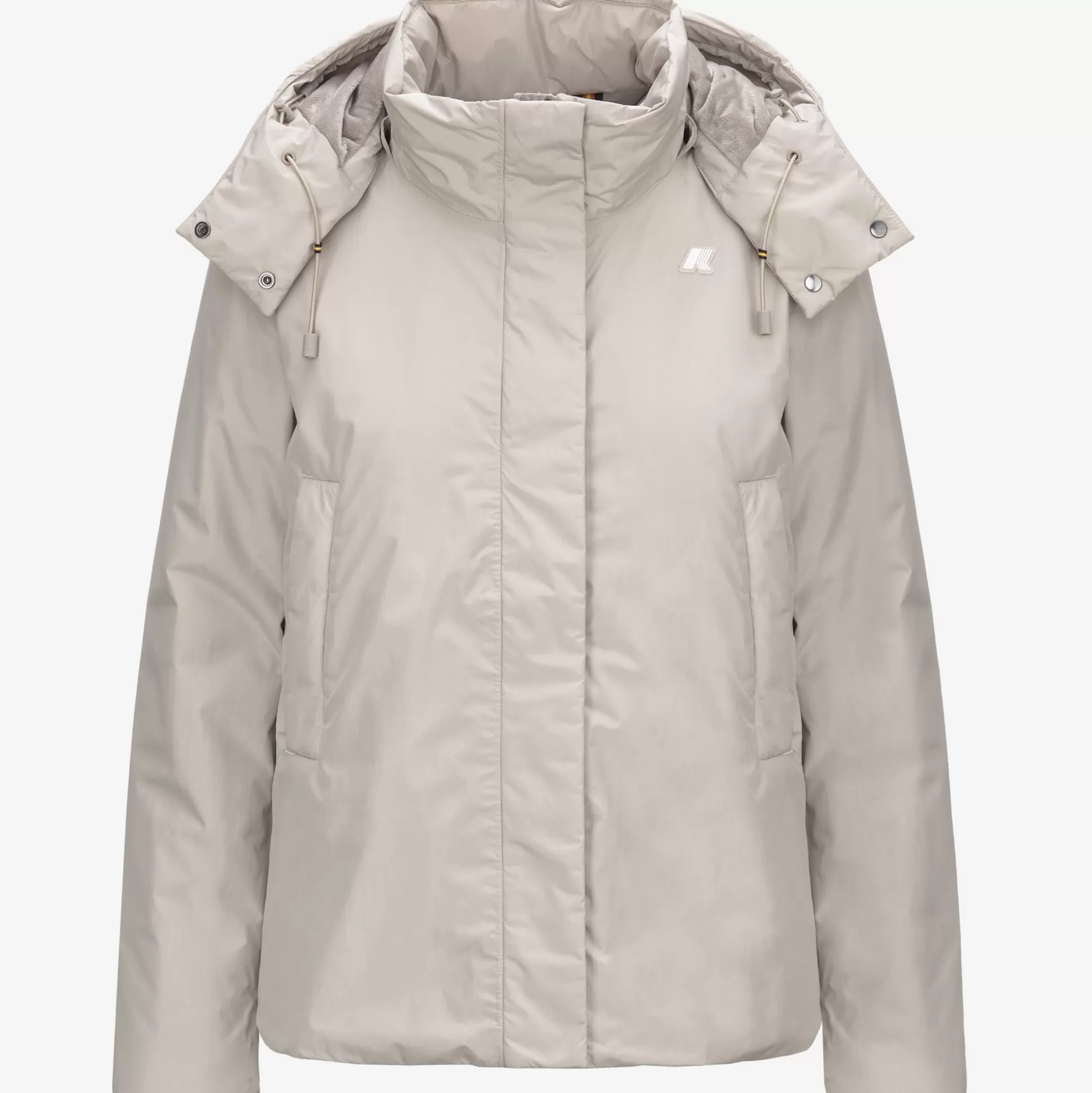 Cheap K-Way MARLETTE SOFT TOUCH MARMOTTA Beigeg-greyb