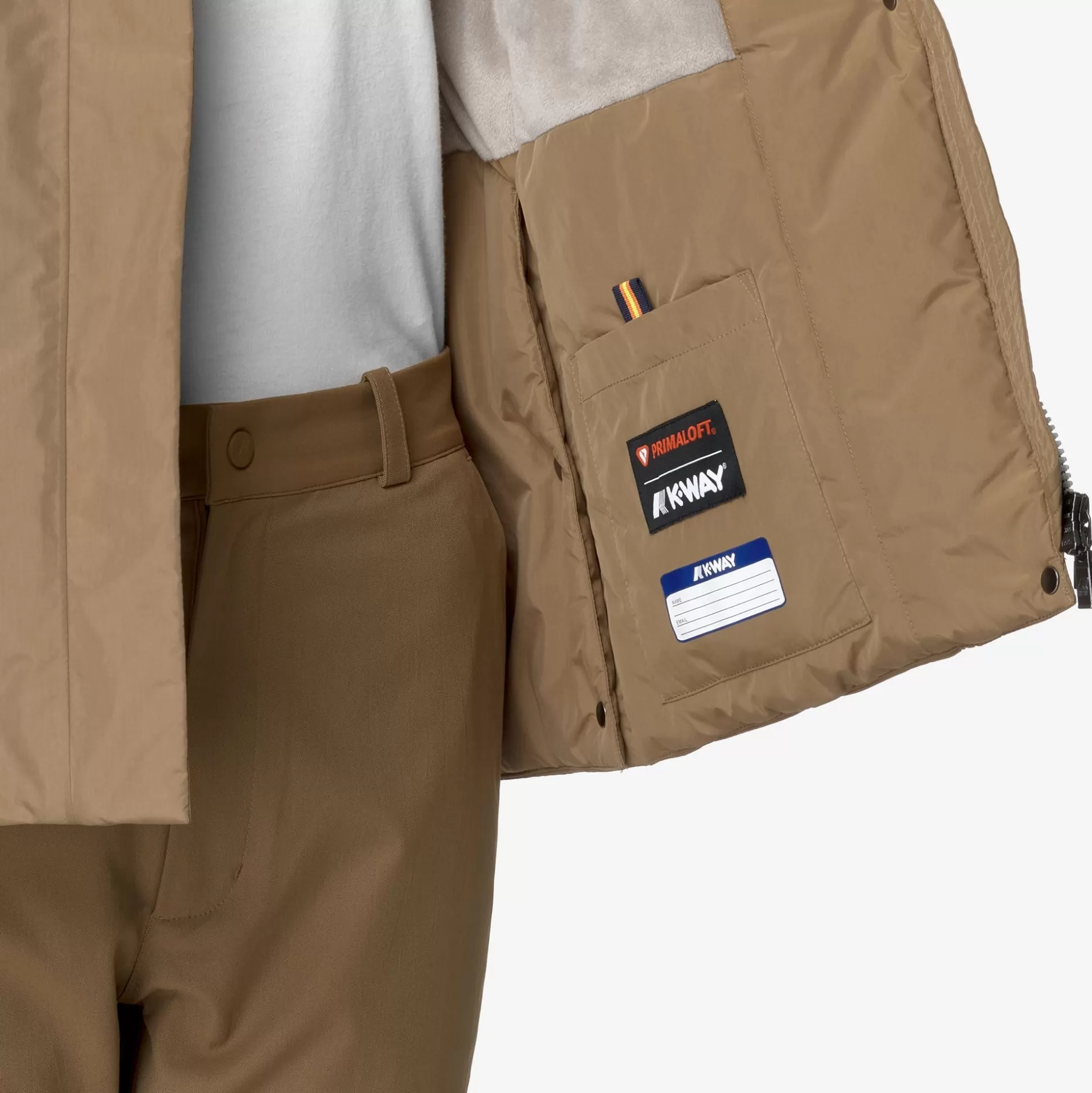 Online K-Way MARLETTE SOFT TOUCH MARMOTTA Brownc-beigeg