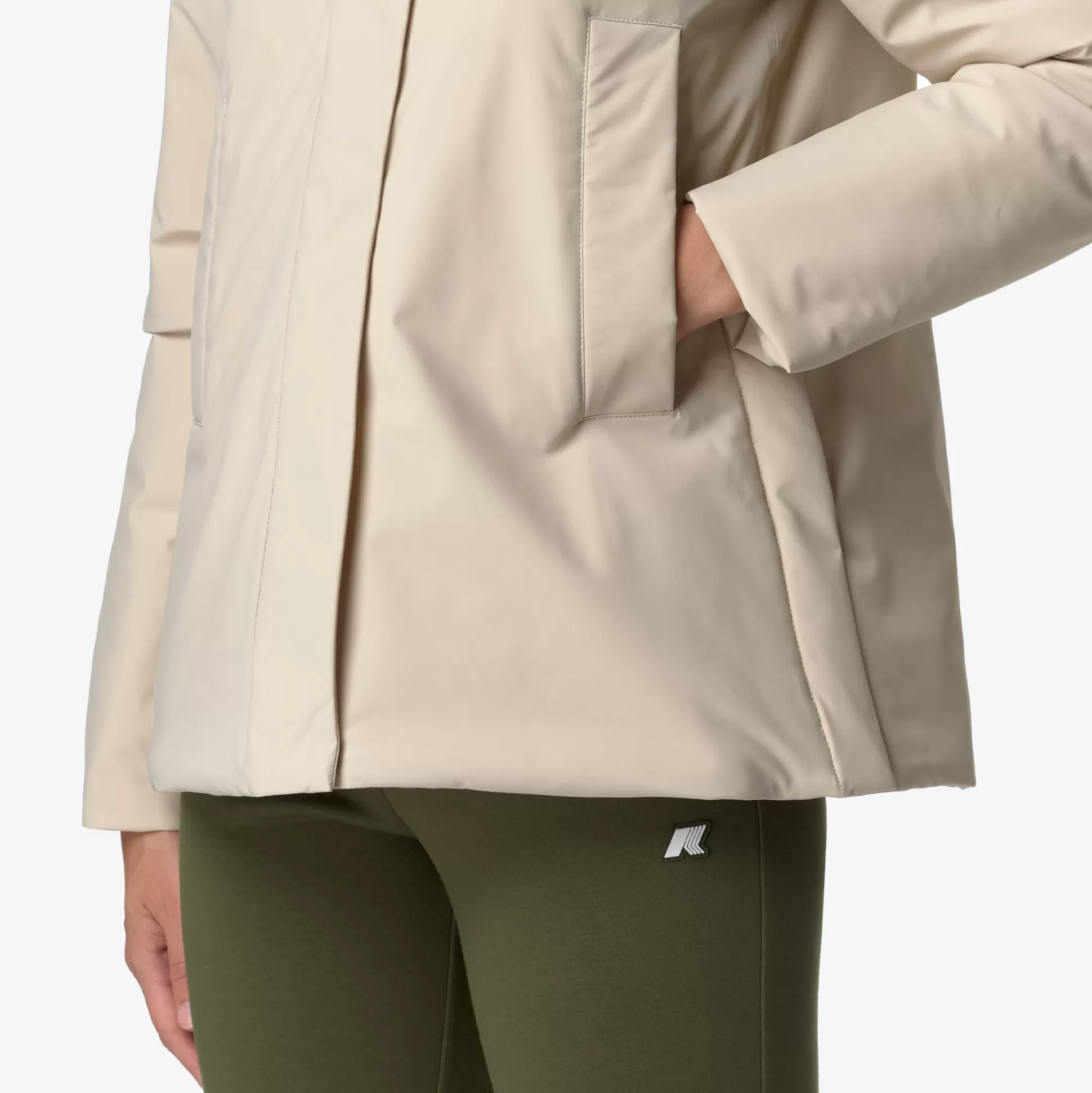 Fashion K-Way MARLETTE ST WARM Beigegrey