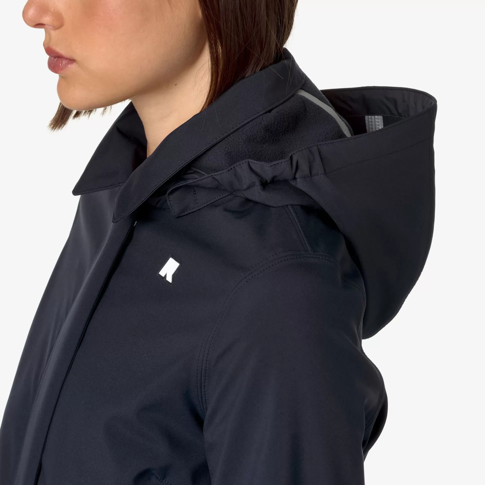 Shop K-Way MATHY BONDED Bluedepth-bluedepth