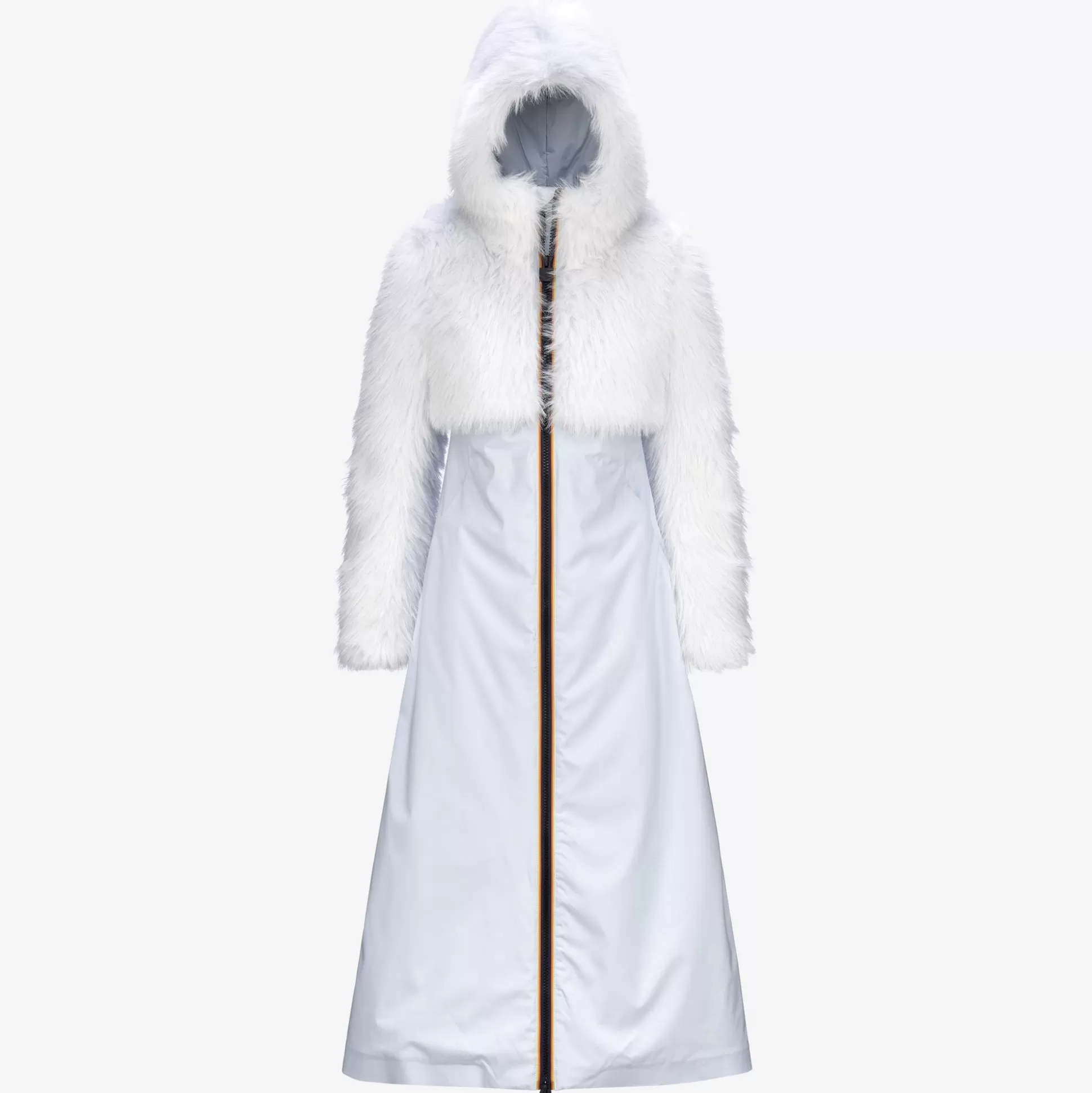 Online K-Way MENIL ECO FUR BONDED Greylilla-blackash