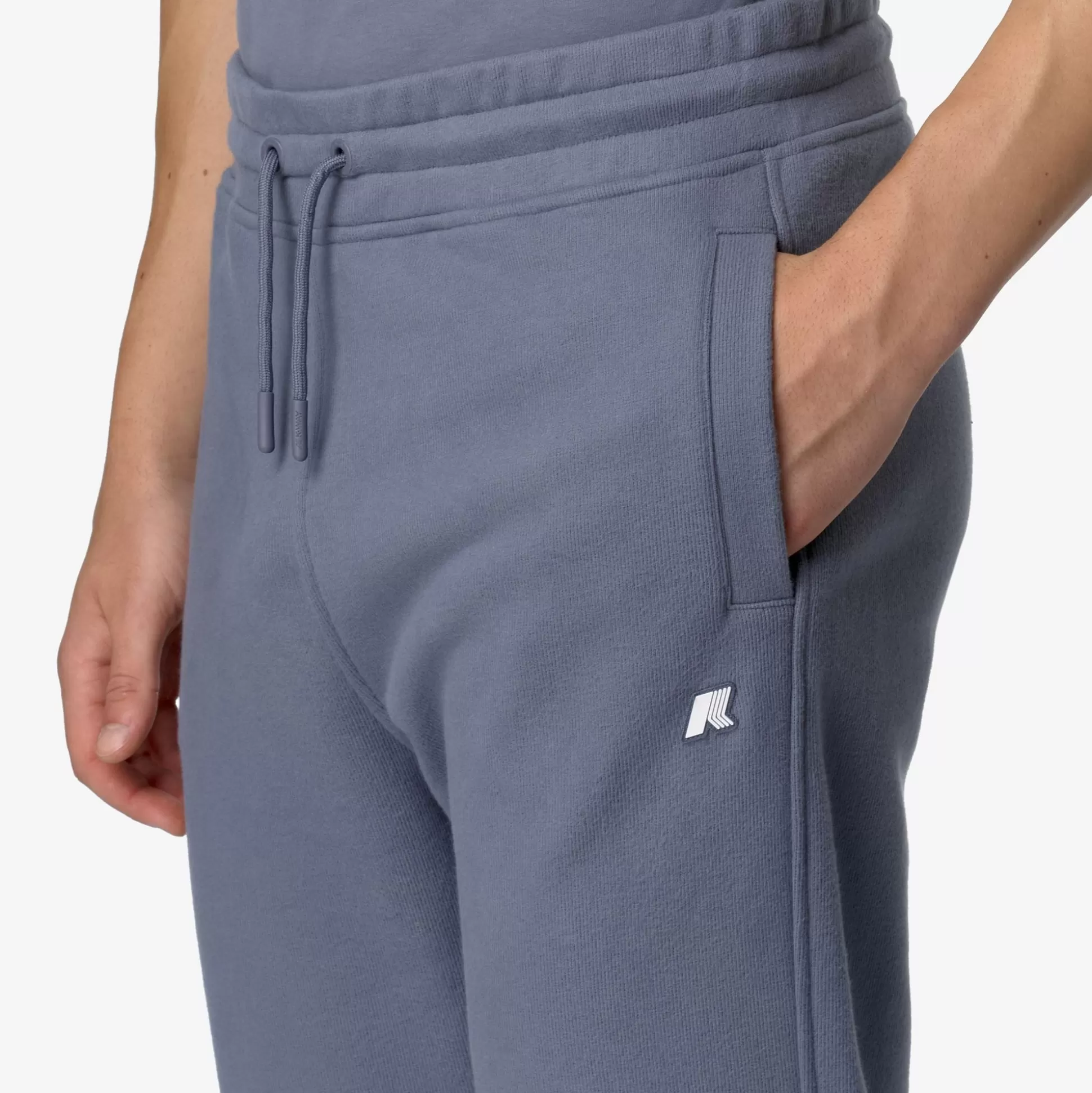 Outlet K-Way MICKYEL HEAVY FLEECE Greyblueavio