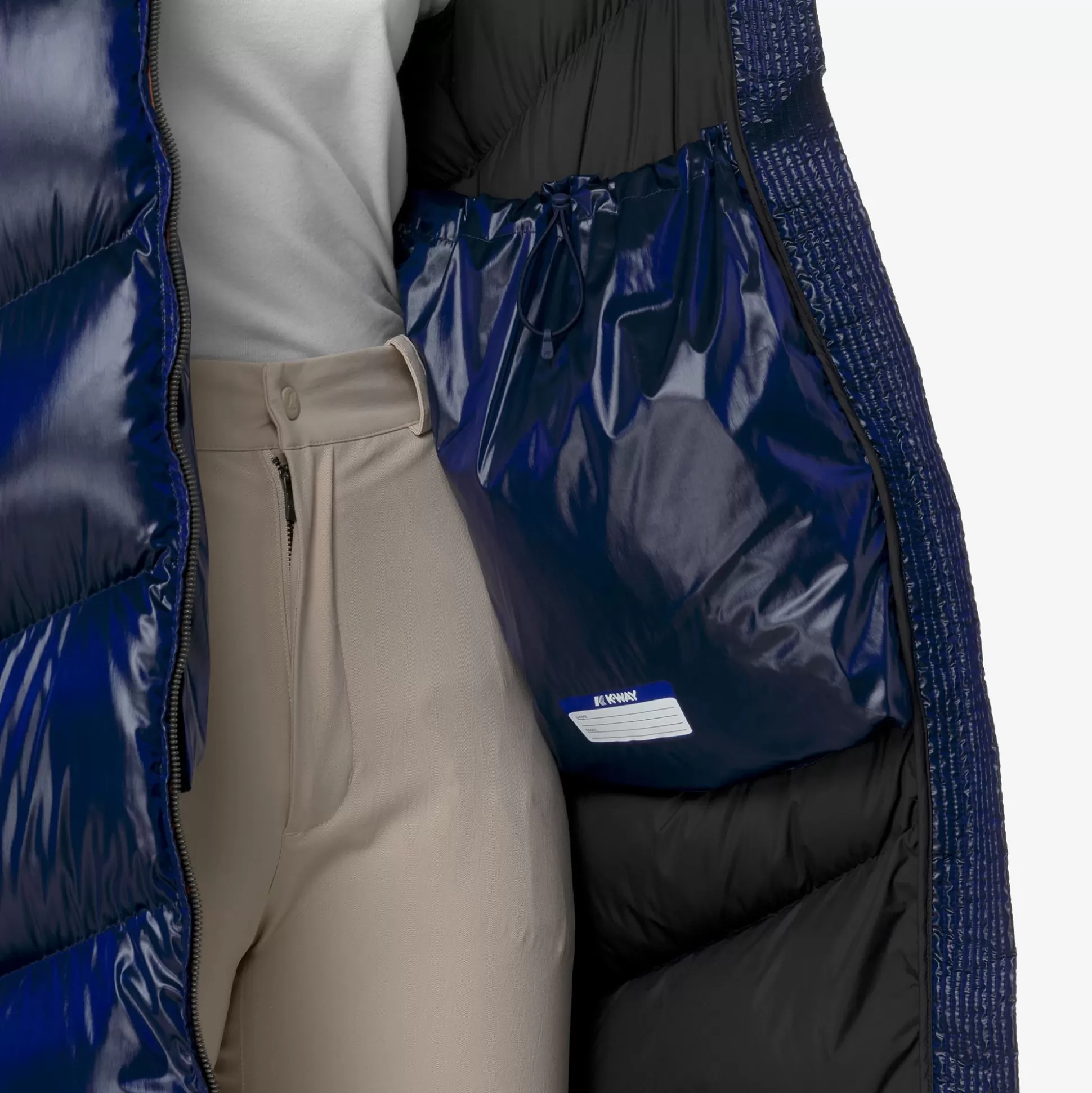 Fashion K-Way NEIVEL CRYSTAL CHINTZ THERMO HEAVY Bluedepthchintz