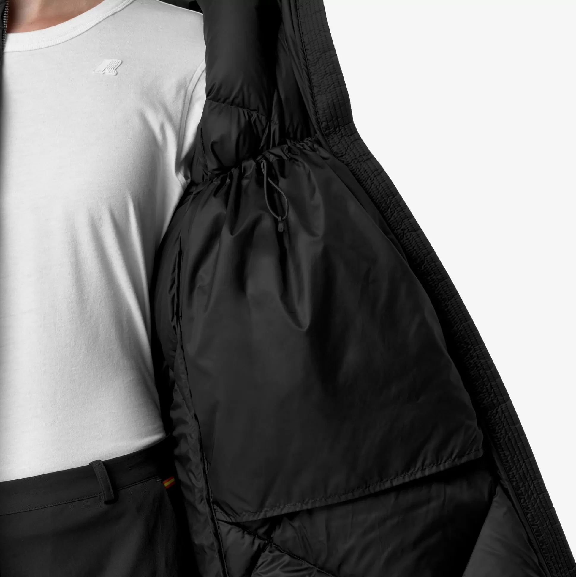 Fashion K-Way NEIVEL SUPER LIGHT THERMO HEAVY Blackpure