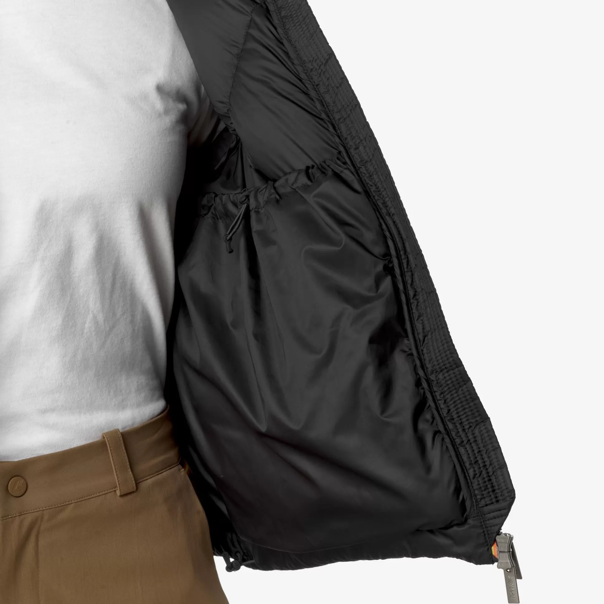 Hot K-Way NINEV SUPER LIGHT THERMO HEAVY Blackpure
