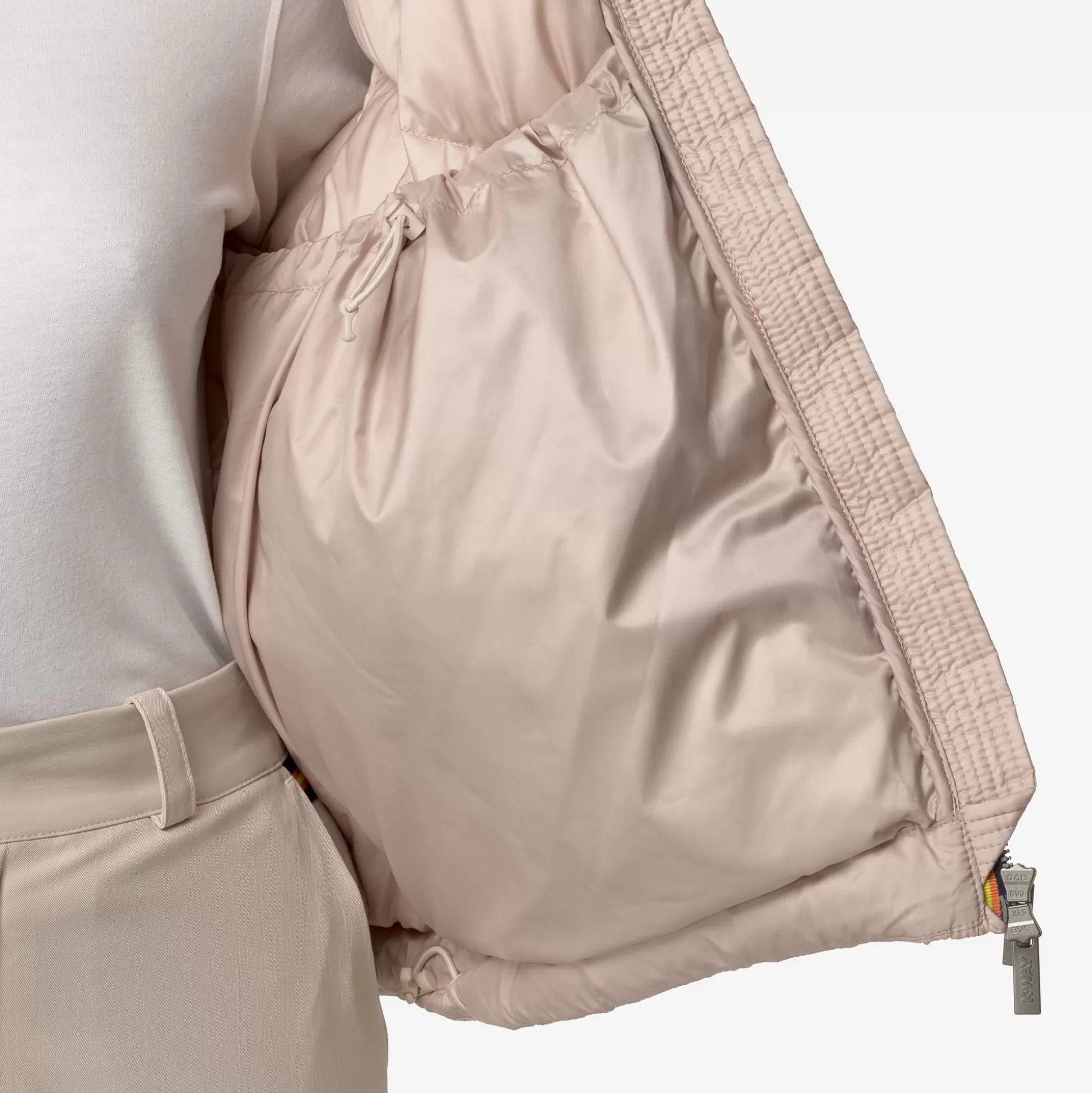 Cheap K-Way NINEV SUPER LIGHT THERMO HEAVY Pinktint