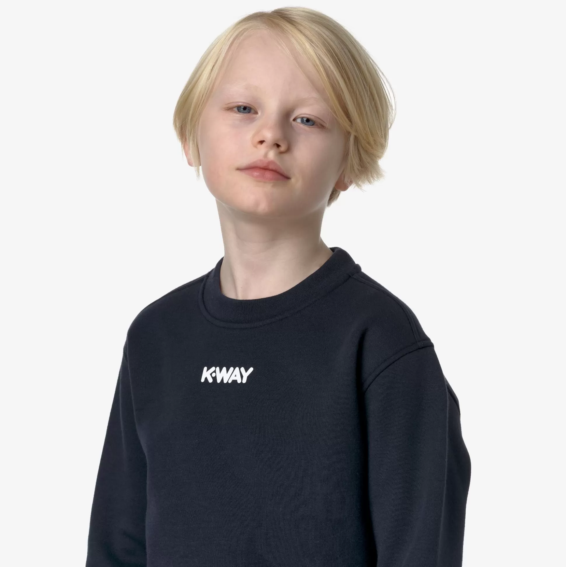 Discount K-Way P. BRIEG PC LETTERING Bluedepth-beigegrey