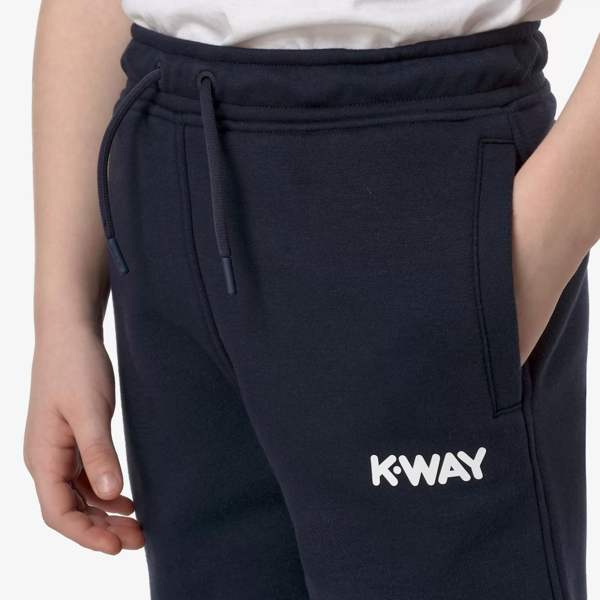 Cheap K-Way P. BUVEL PC LETTERING Bluedepth-beigegrey