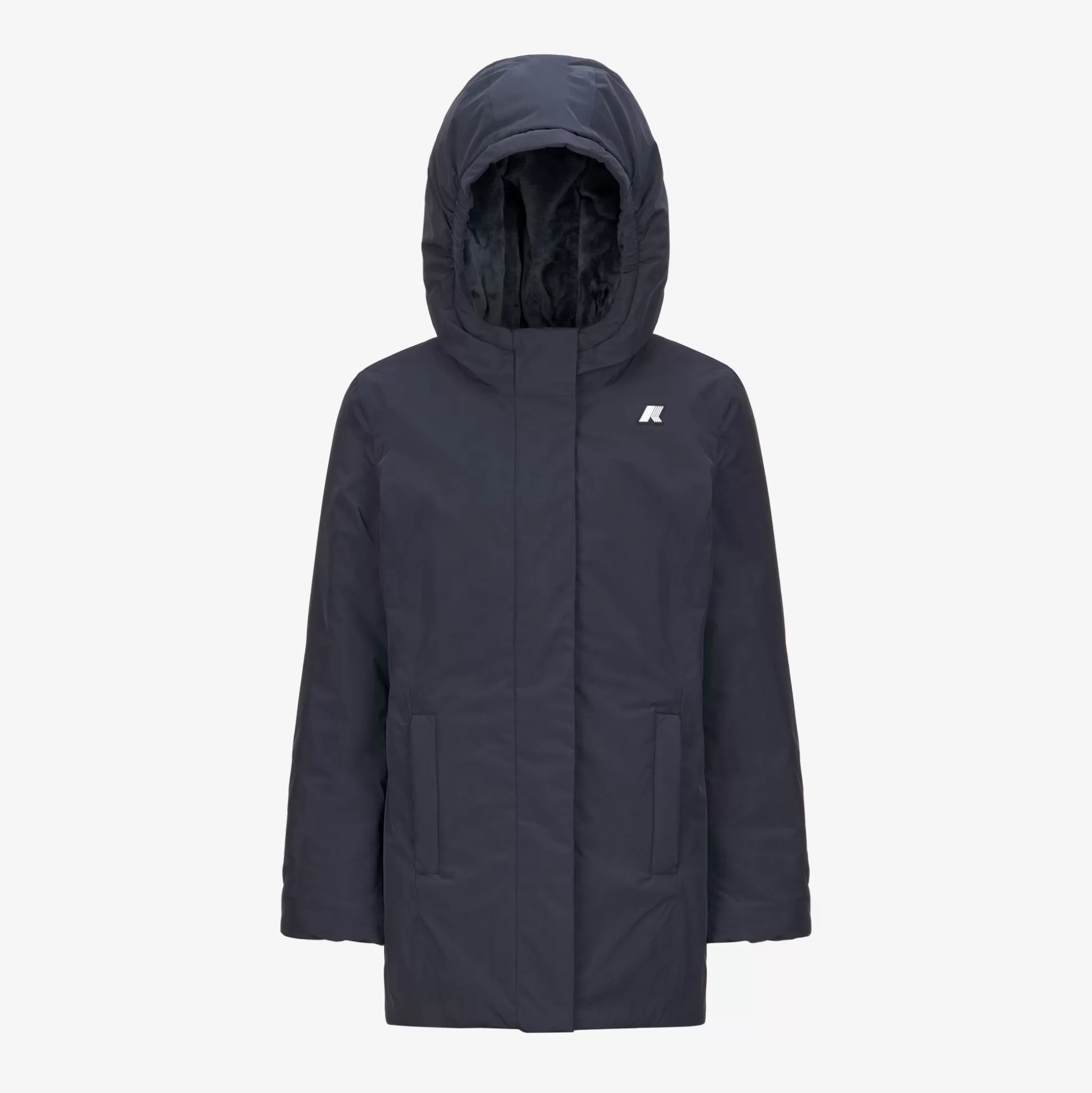 Best Sale K-Way P. DENISE SOFT TOUCH MARMOTTA Blued-bluea