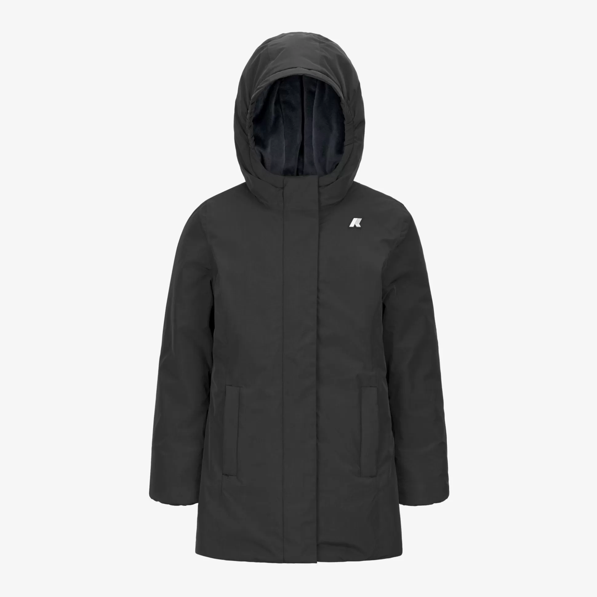 Flash Sale K-Way P. DENISE SOFT TOUCH MARMOTTA Blackp-bluea
