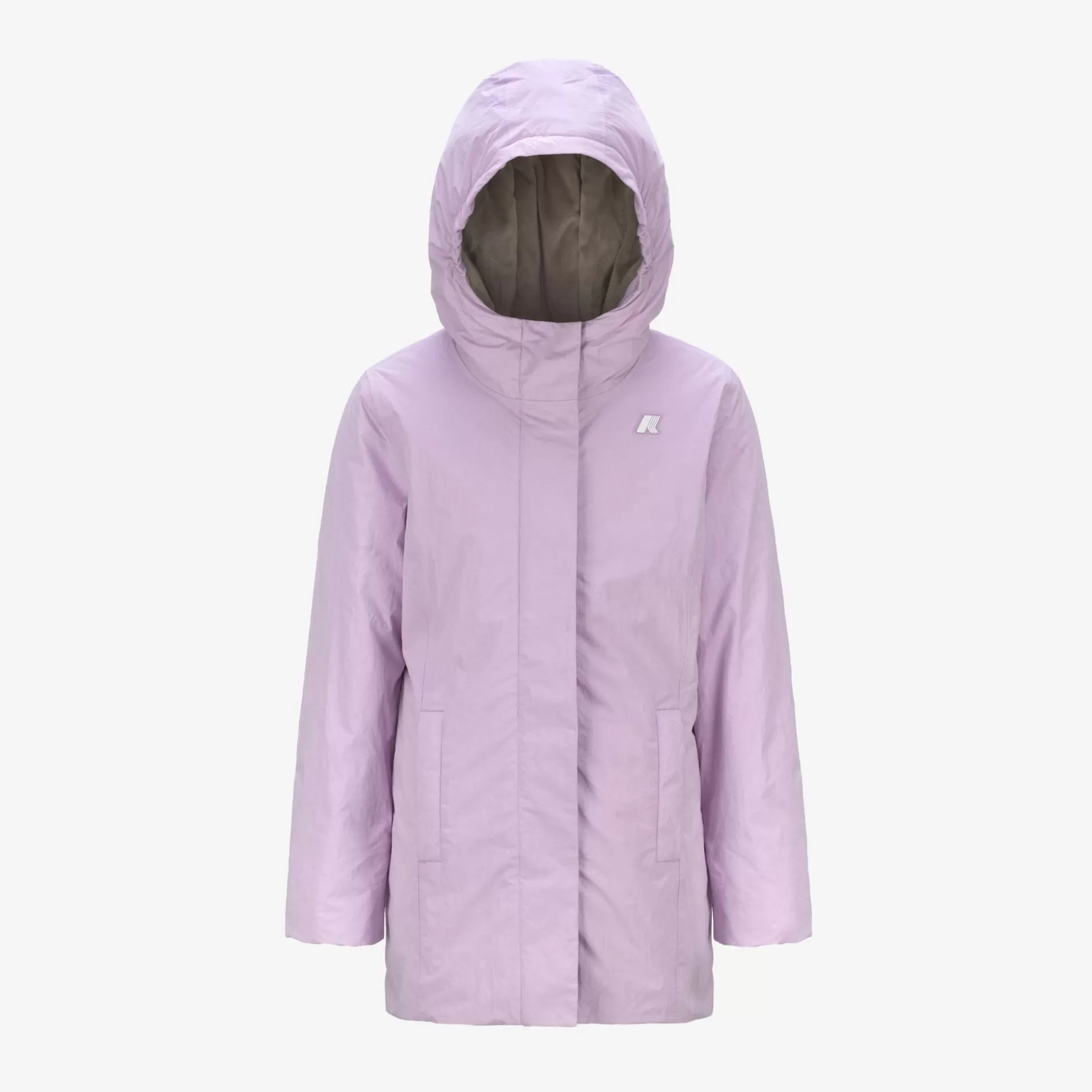 Hot K-Way P. DENISE SOFT TOUCH MARMOTTA Violetltlilac-greygoat